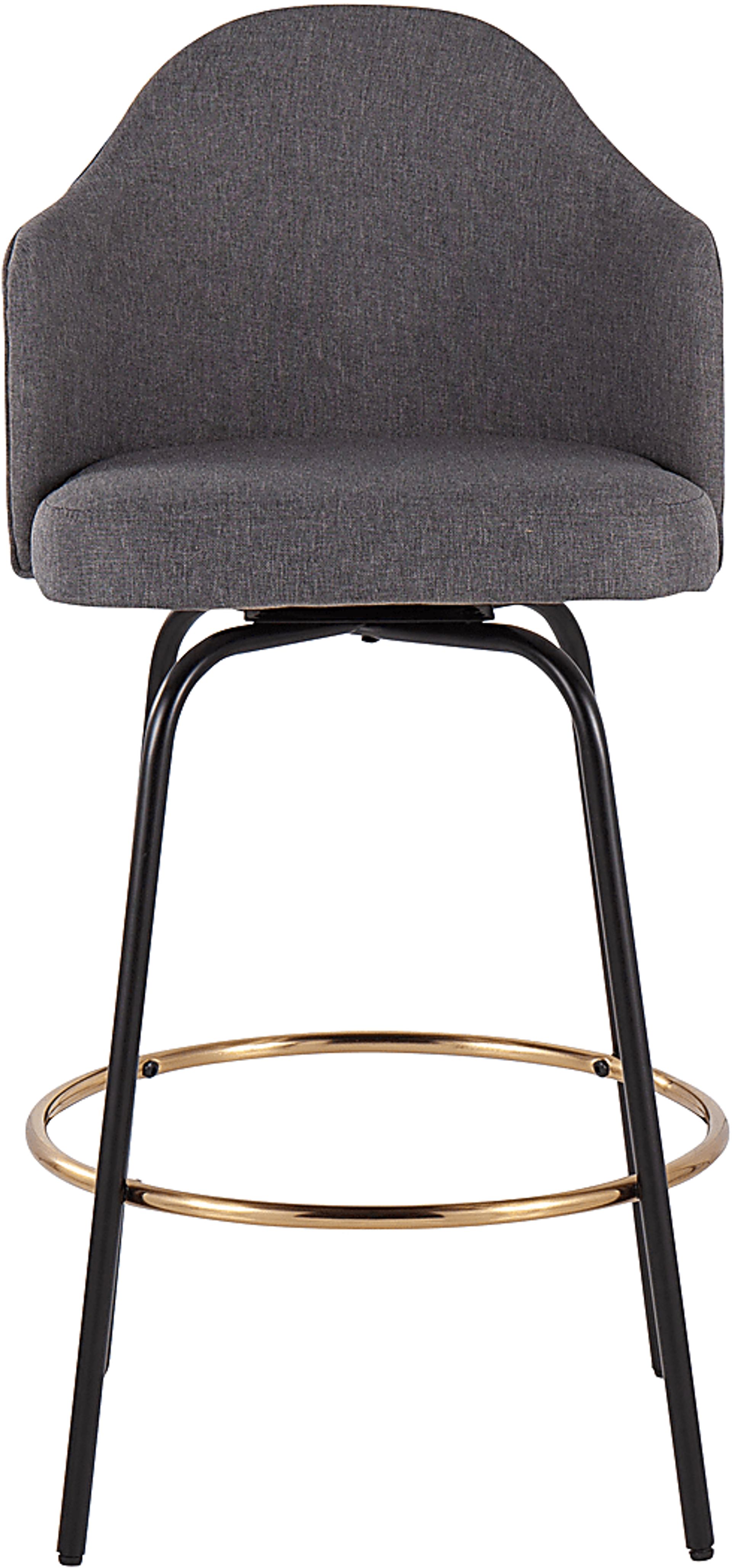 Cenarian Gray Counter Height Stool, Set of 2 - Image 6