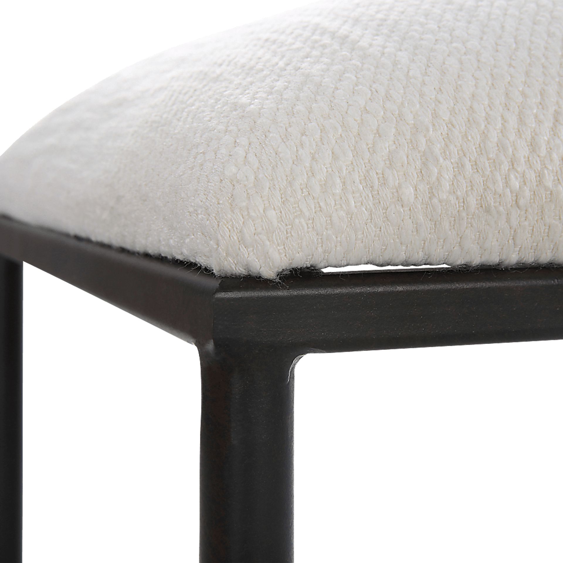 Cenera White Accent Bench - Image 3