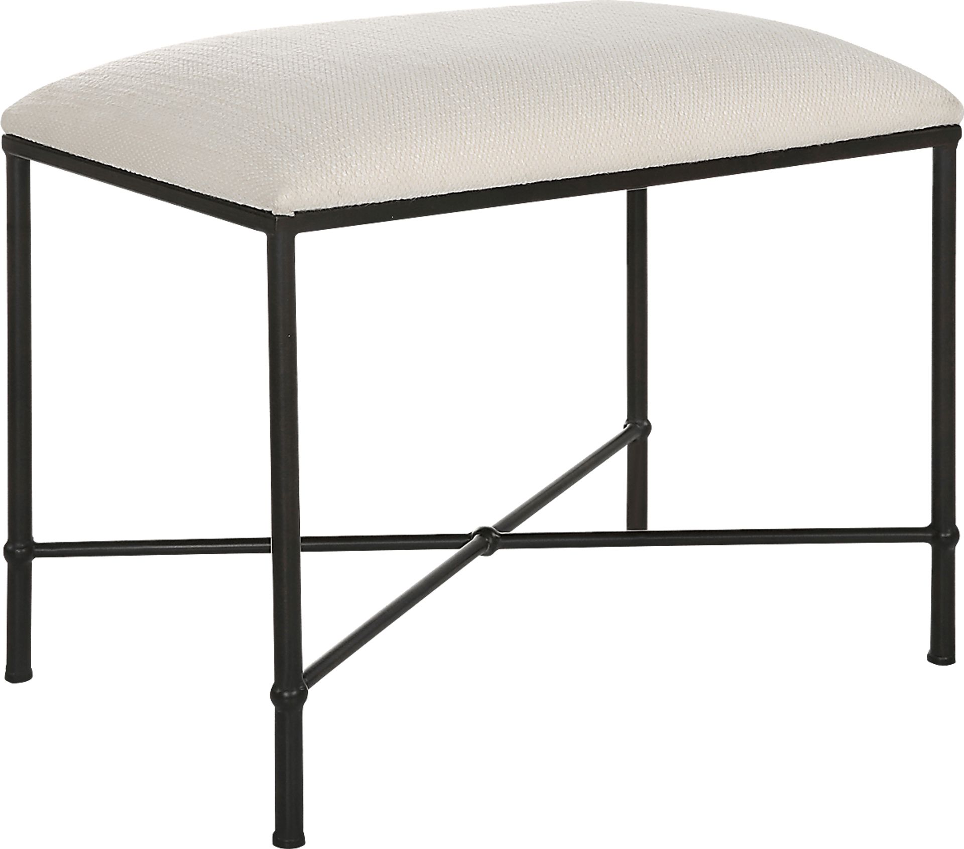 Cenera White Accent Bench - Image 1