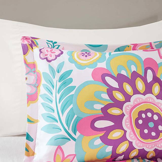 Cenni Pink Twin Comforter Set - Thumbnail - Image 4