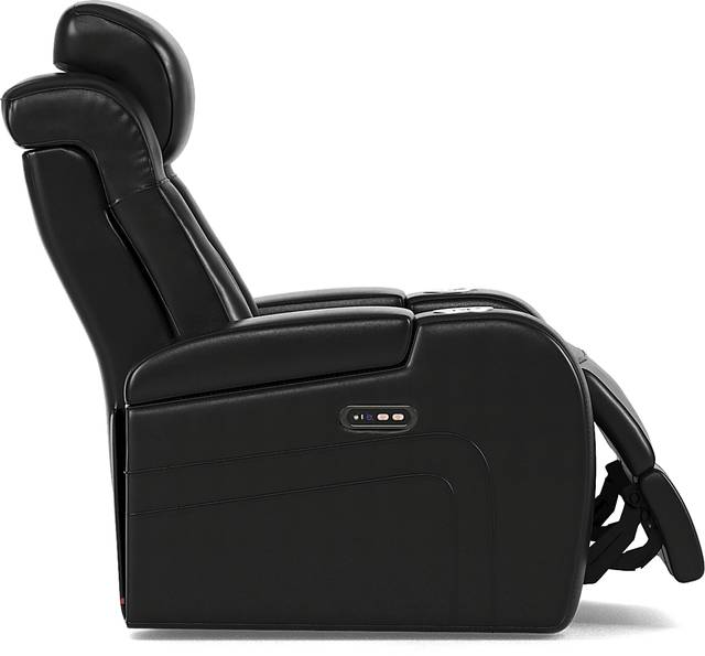 Cenova Black Leather 3 Pc Living Room with Dual Power Reclining Sofa - Thumbnail - Image 23
