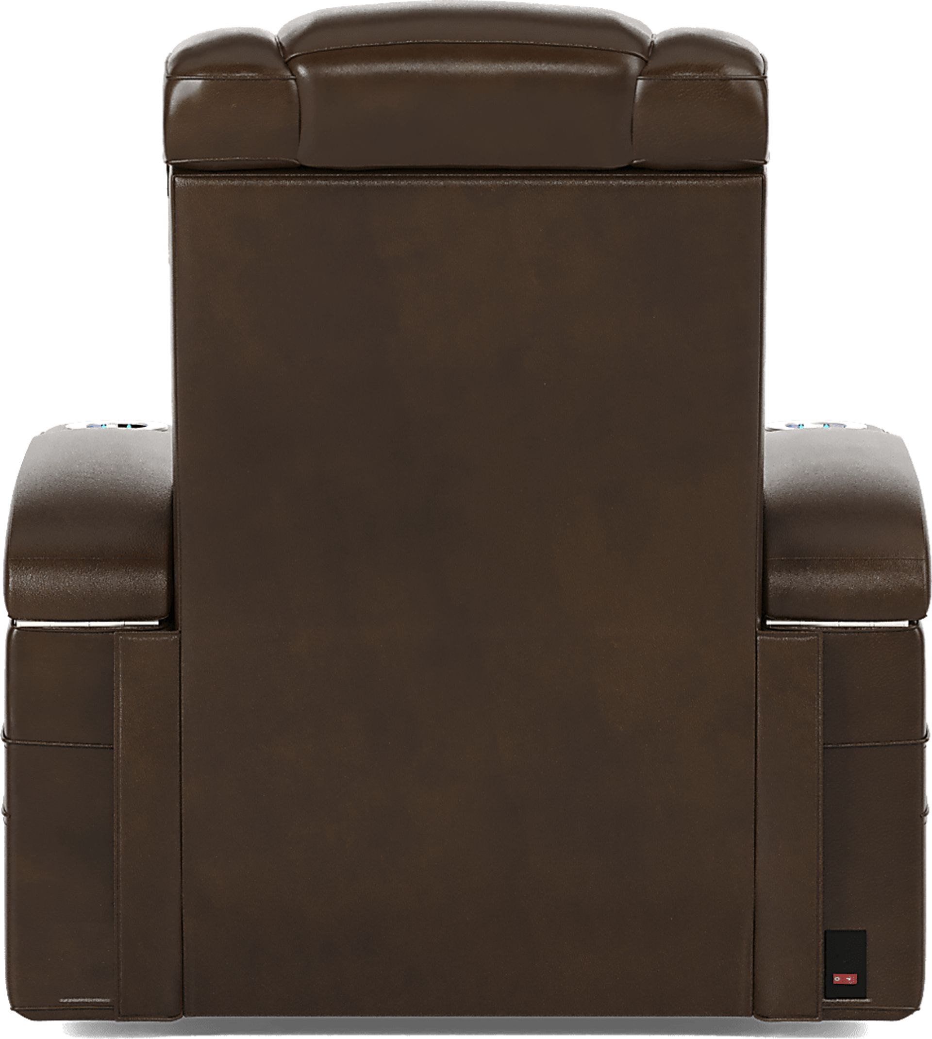 Cenova Brown Leather 3 Pc Living Room with Dual Reclining Sofa - Image 21