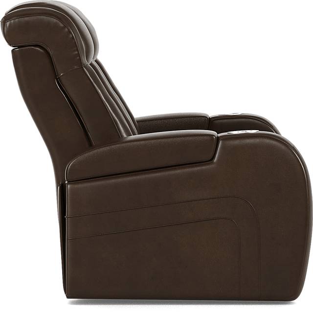 Cenova Brown Leather 3 Pc Living Room with Dual Reclining Sofa - Thumbnail - Image 16