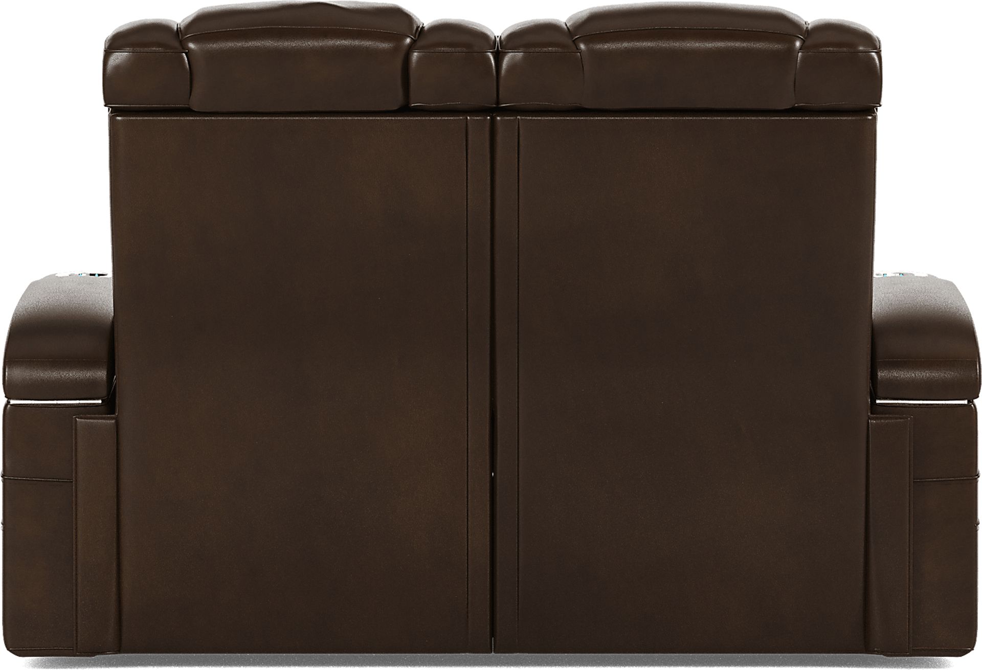 Cenova Brown Leather 3 Pc Living Room with Dual Reclining Sofa - Image 17