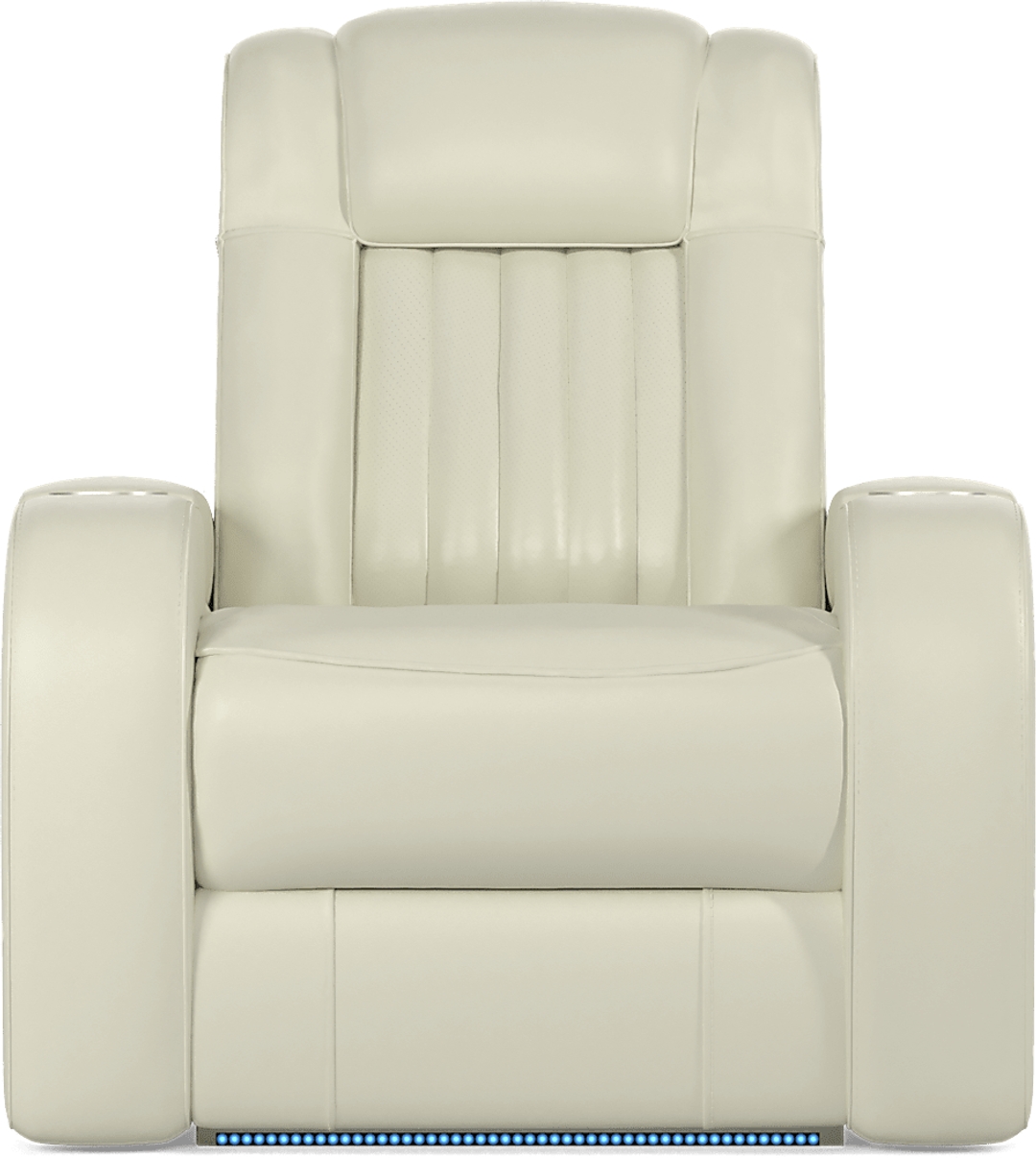 Cenova Leather Dual Power Recliner