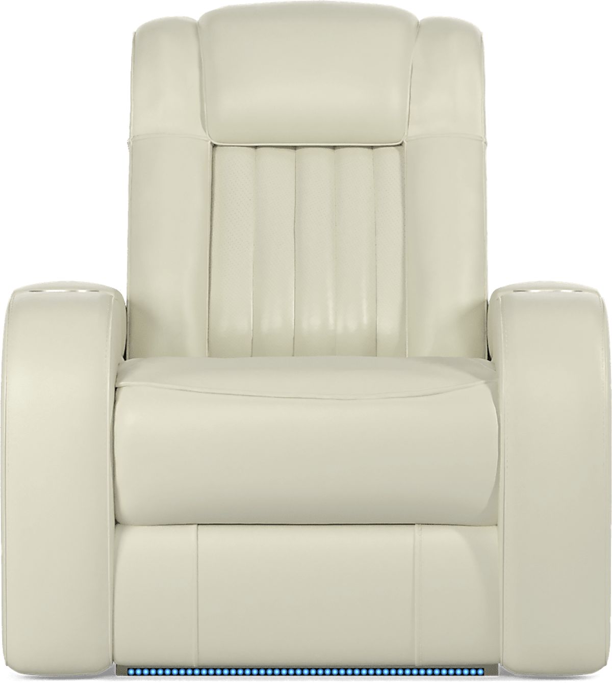 Santos recliner chair discount and footstool ivory