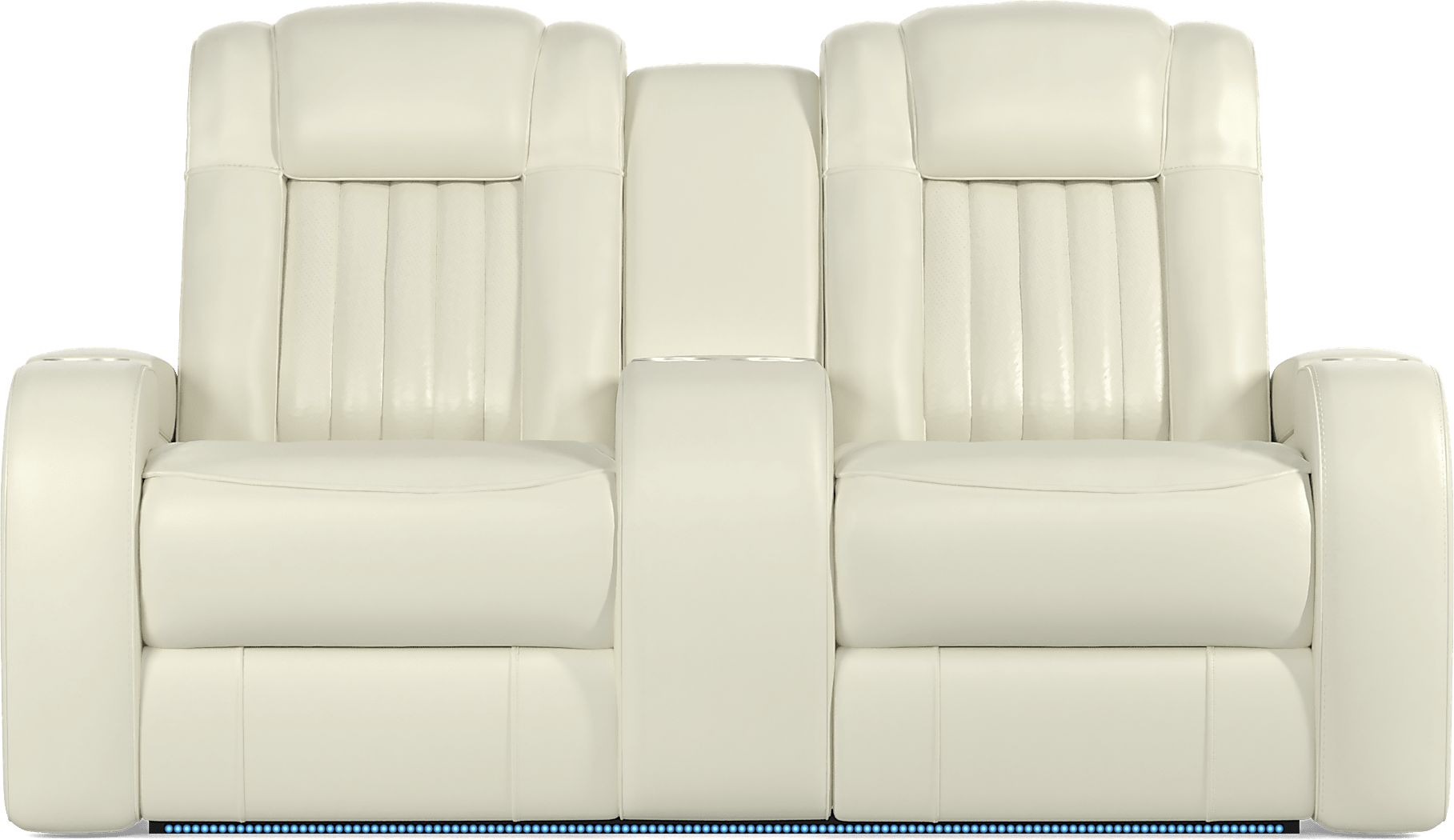dual power reclining console loveseat