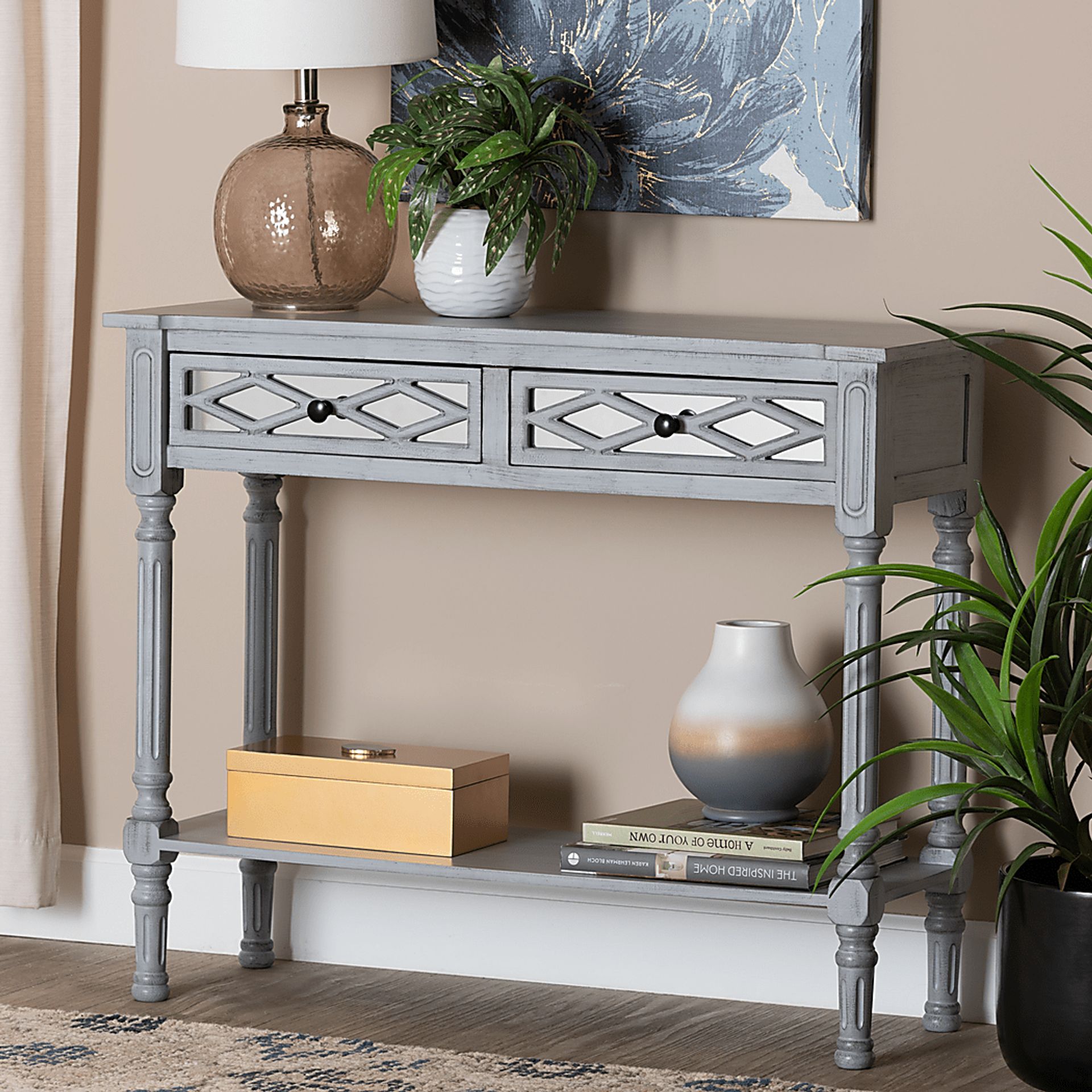Centanni Gray Sofa Table - Image 2