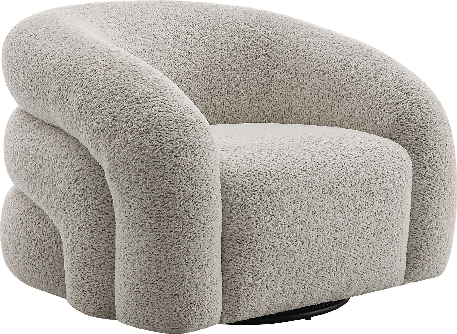 Centaroca Gray Swivel Accent Chair - Image 1