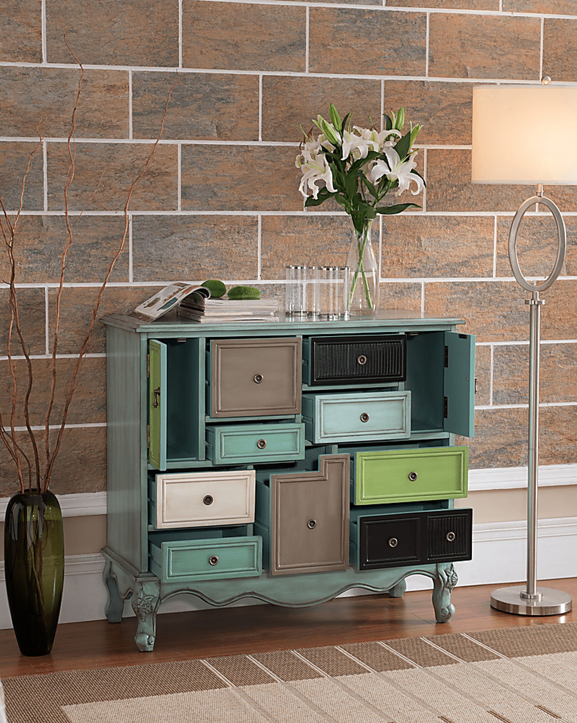 Centergrove Green Accent Cabinet - Image 6