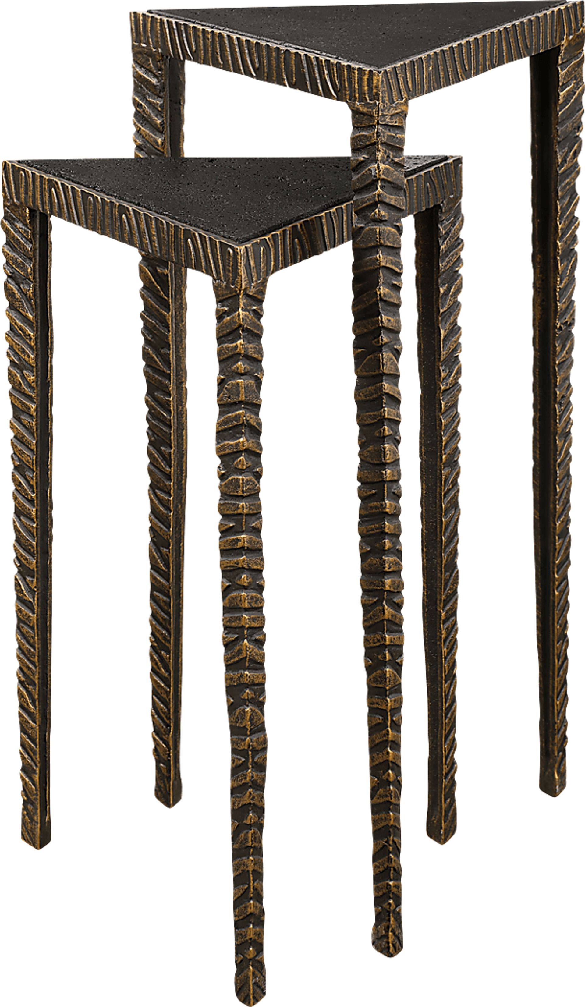 Centerset Bronze Nesting Table, Set of 2 - Image 1