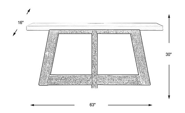 Dimension Image. Please refer to the Dimension Tab on this page for dimension details.