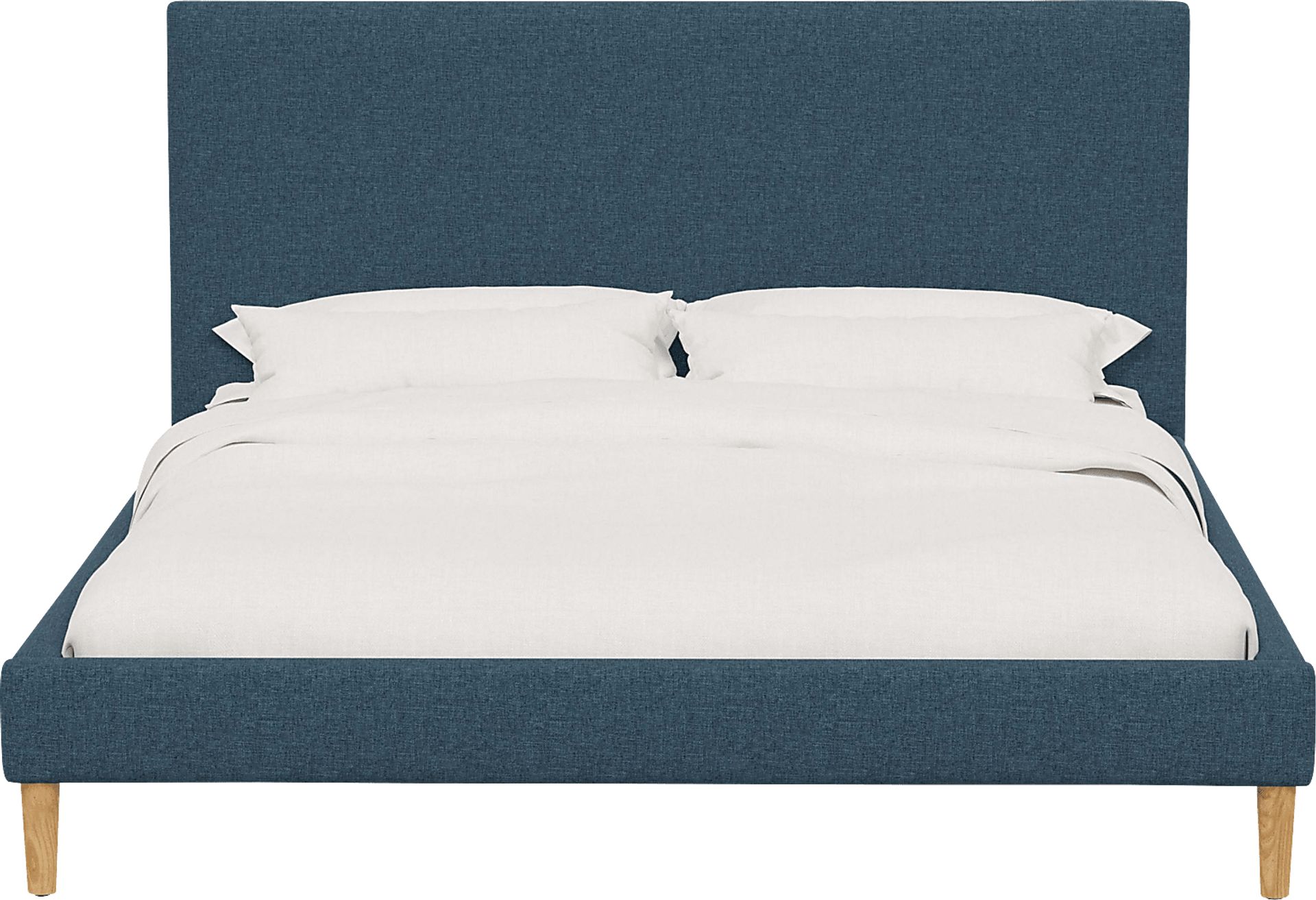 Cenwyn Dark Blue Twin Platform Bed - Image 3