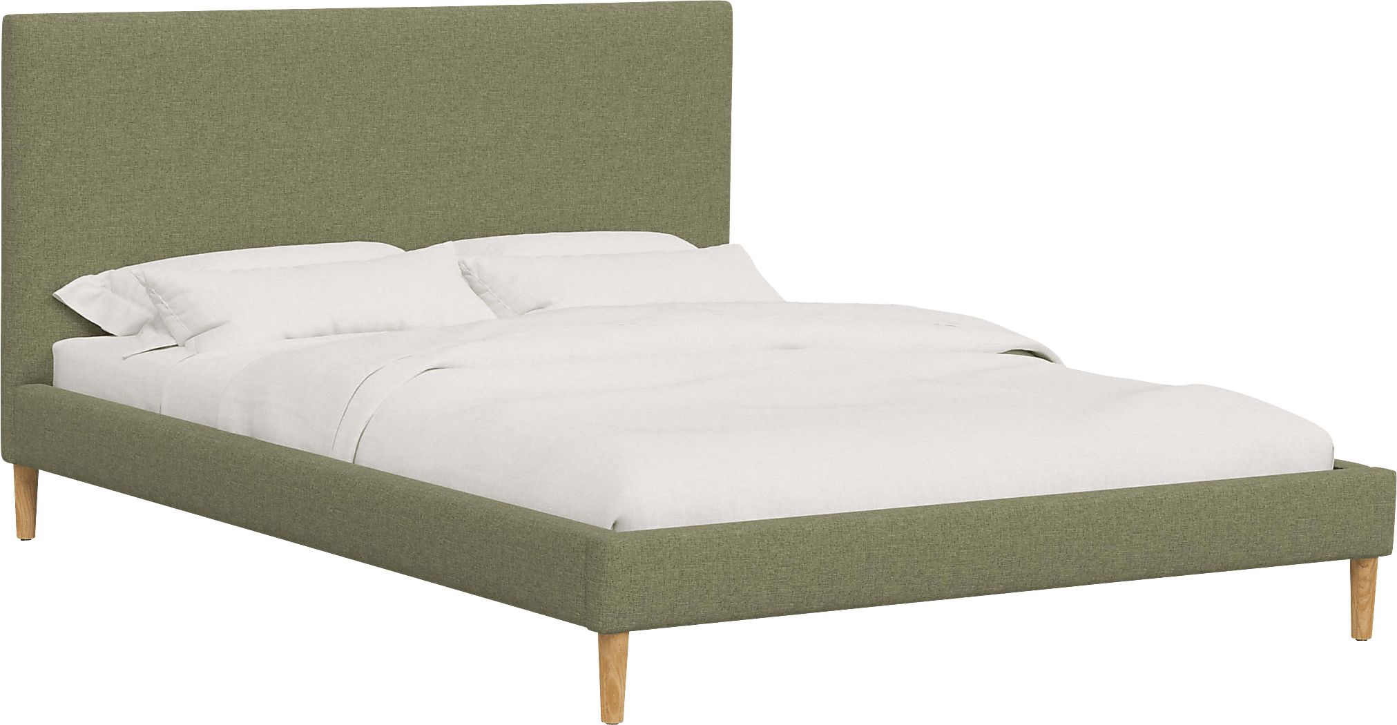Cenwyn Dark Green Twin Platform Bed