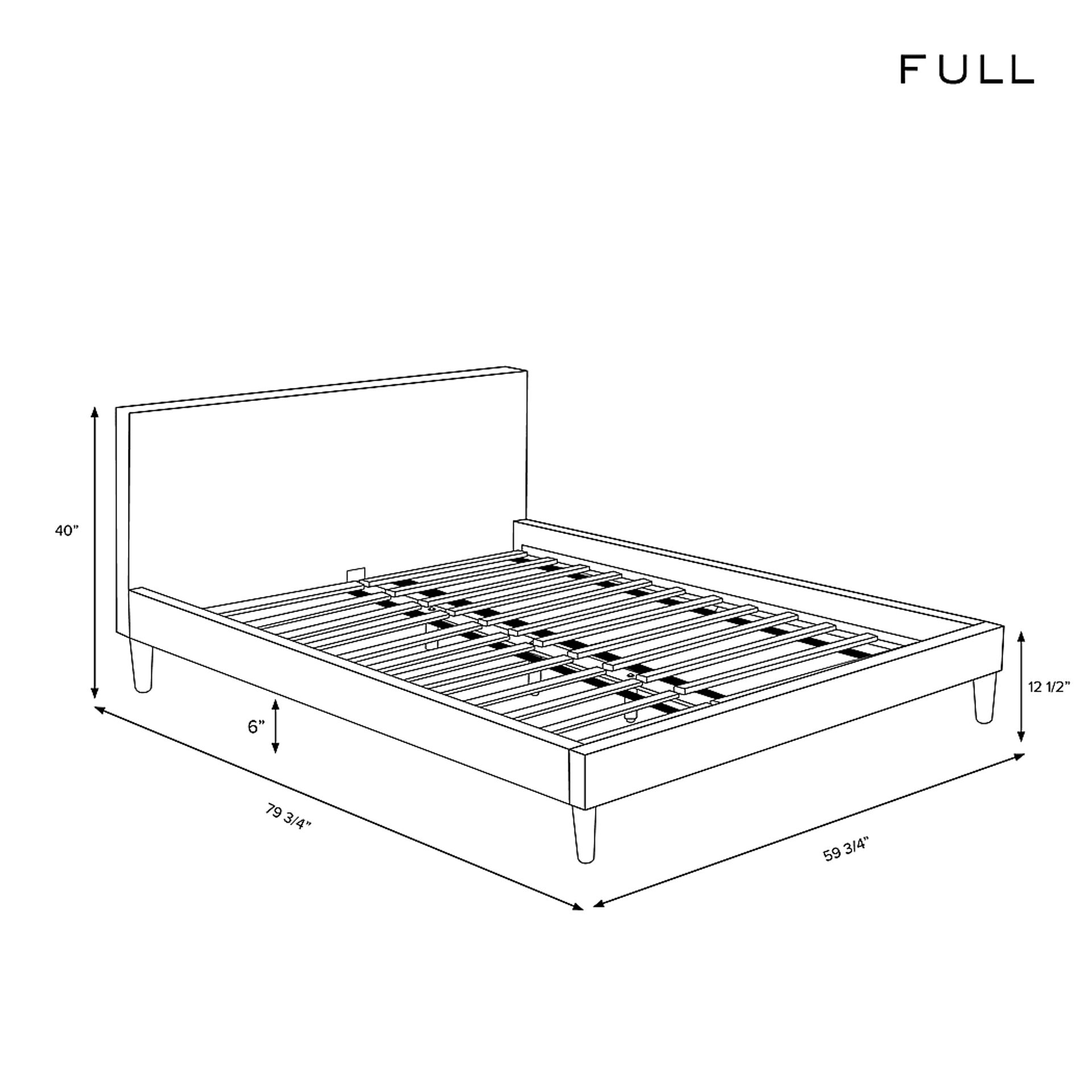 Cenwyn Green Full Platform Bed - Image 6
