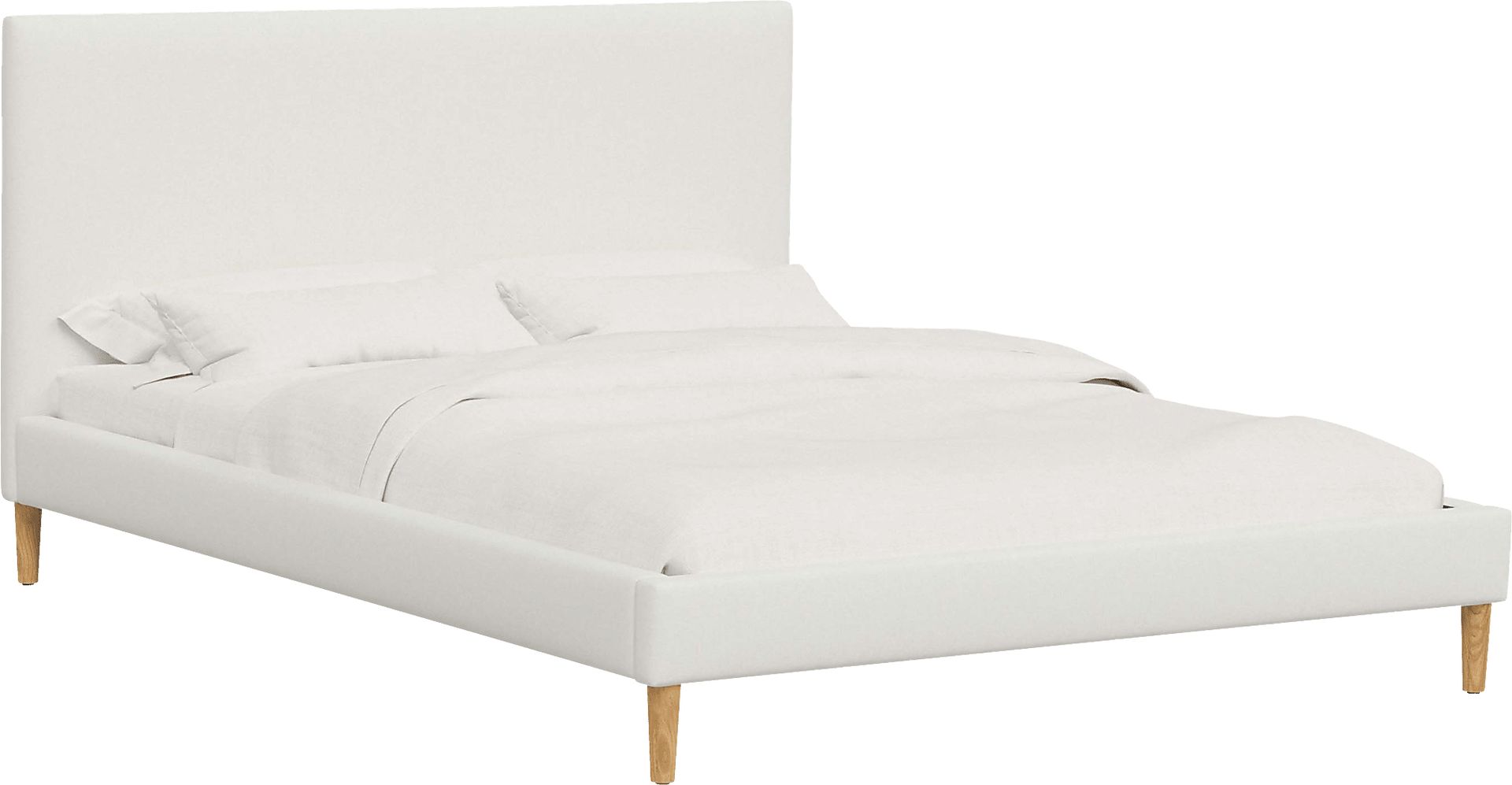 Cenwyn White King Platform Bed - Image 1