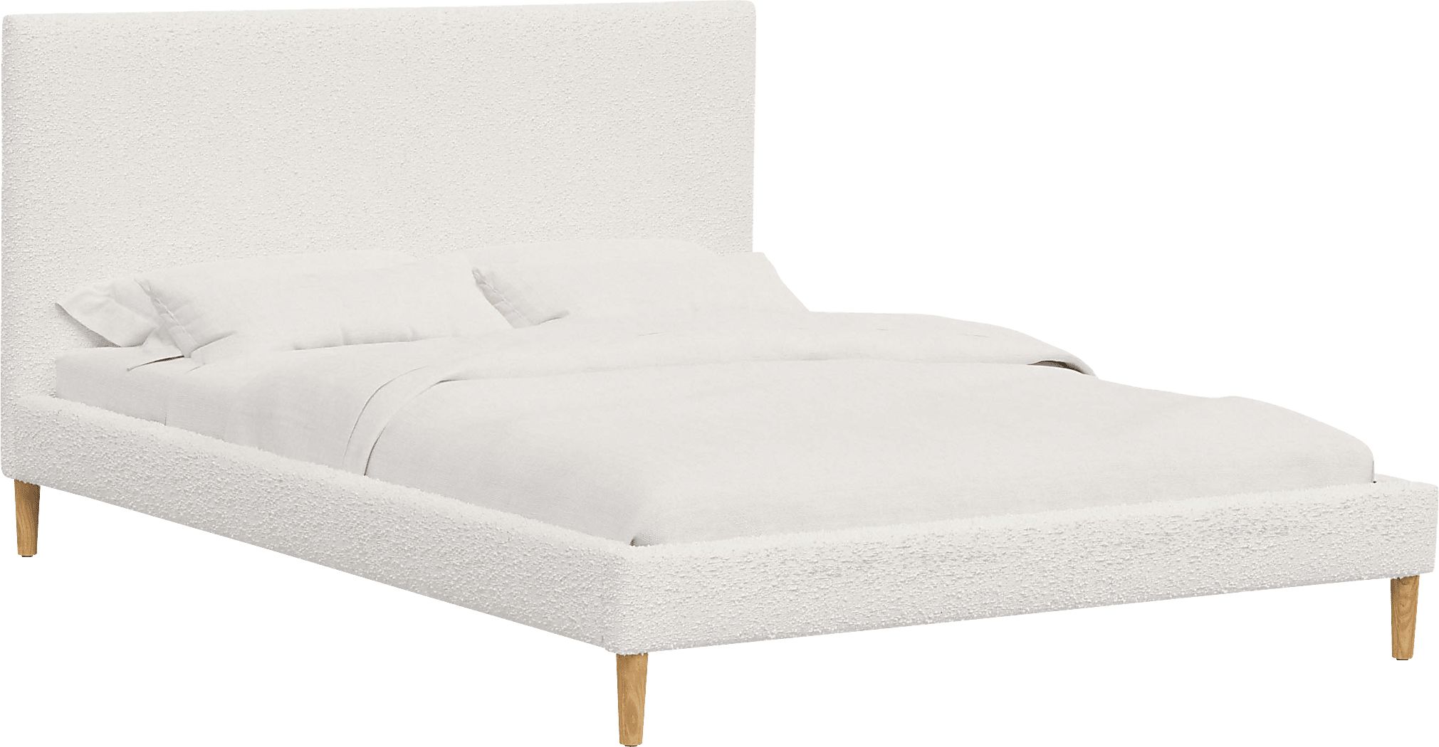 Cenwyn Off-White King Platform Bed