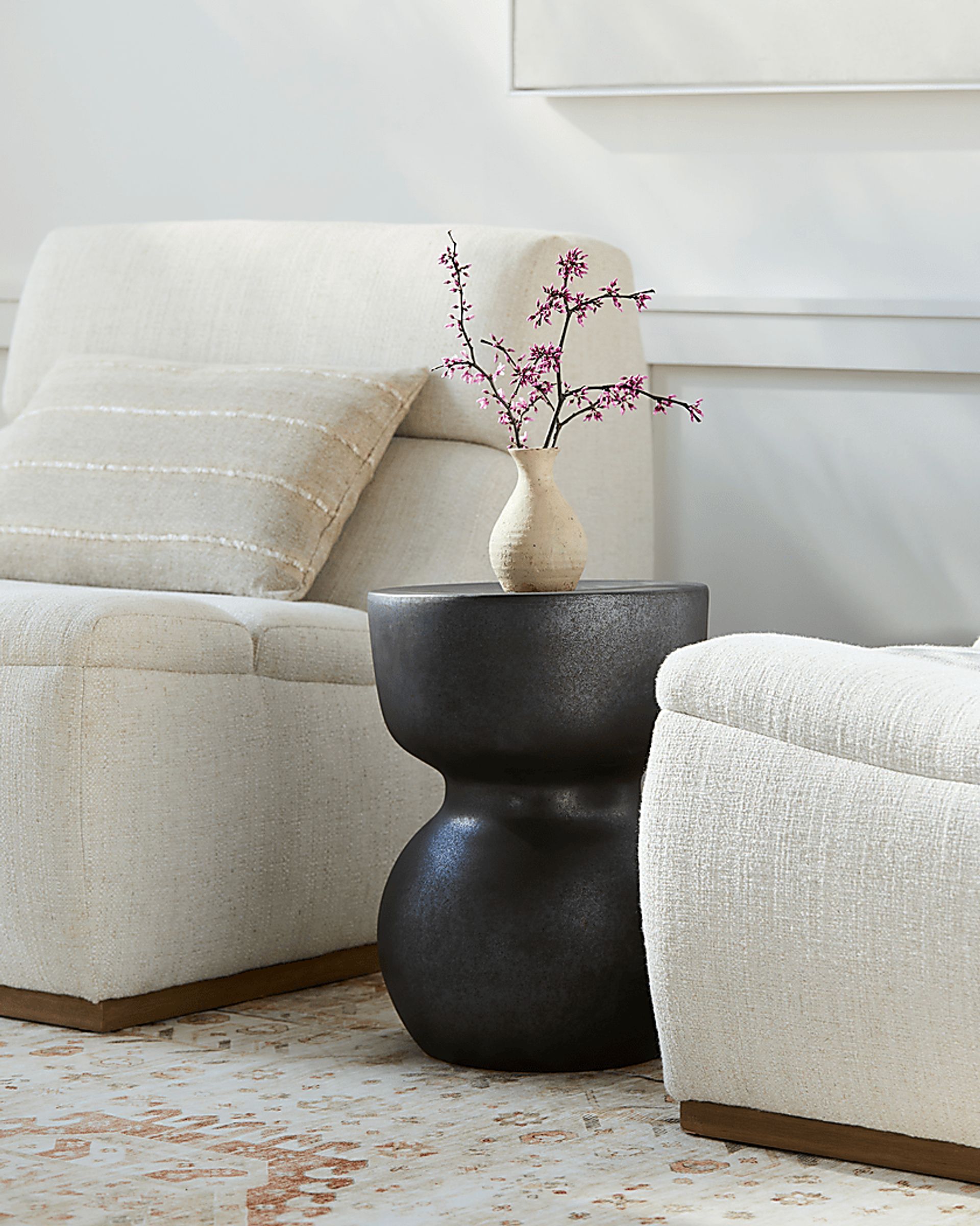 Outdoor Cenzy Charcoal Garden Stool - Image 2