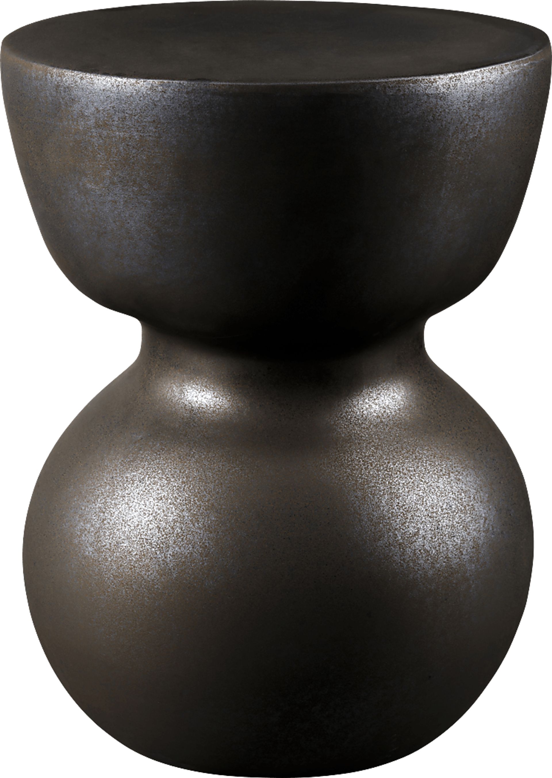 Outdoor Cenzy Charcoal Garden Stool - Image 1