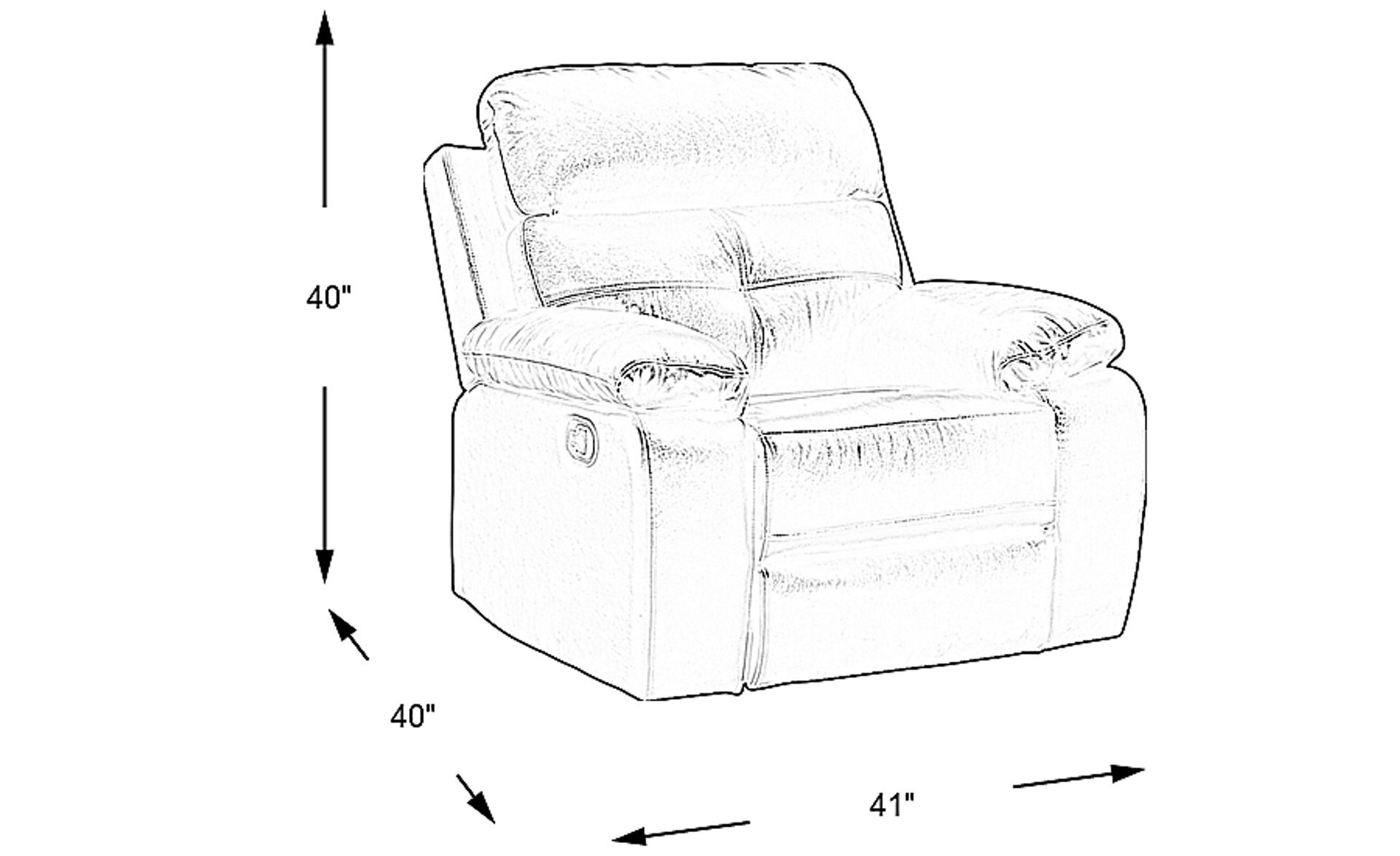 Dimension Image. Please refer to the Dimension Tab on this page for dimension details.