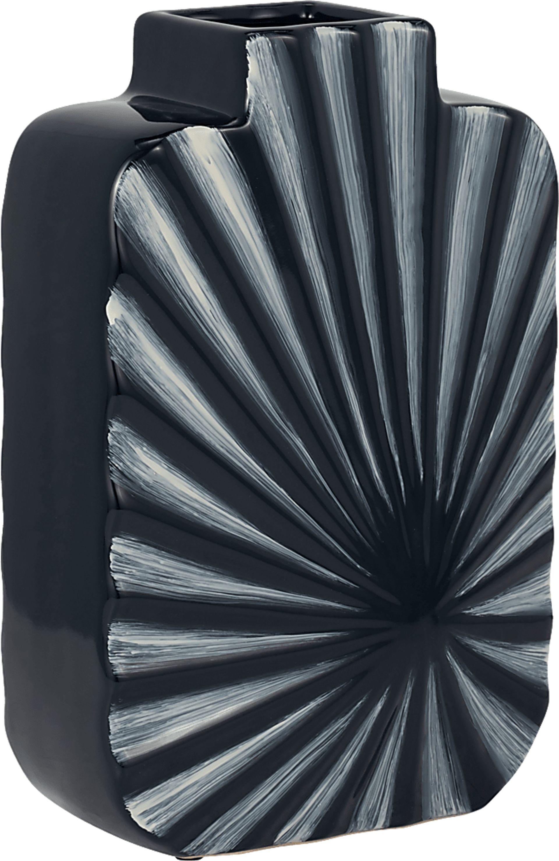 Ceralene Blue 12 in. Vase - Image 3