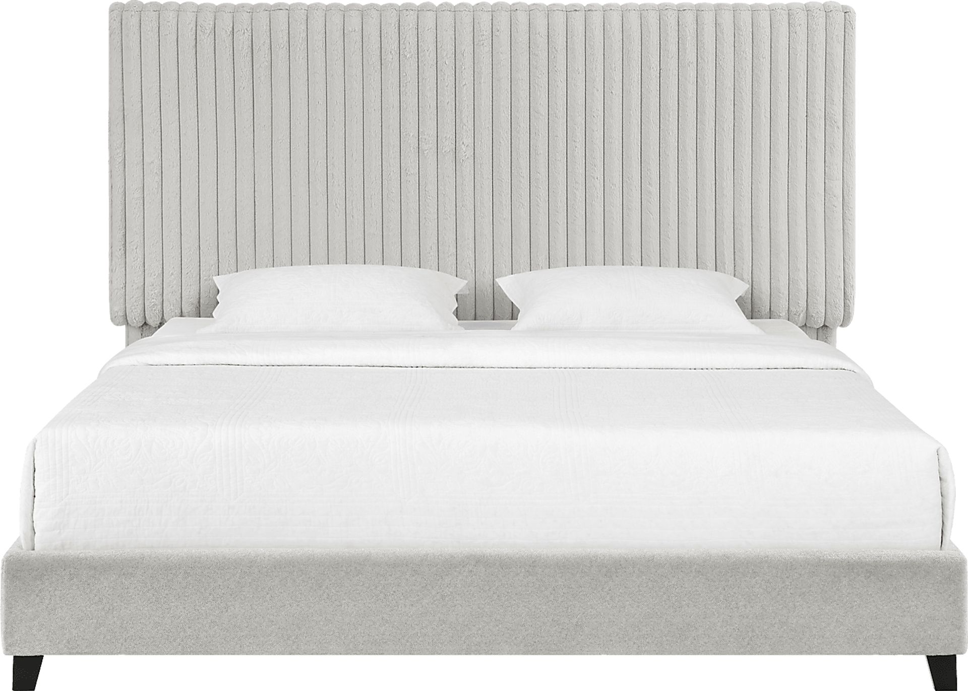 Cerau Gray King Upholstered Bed - Image 5