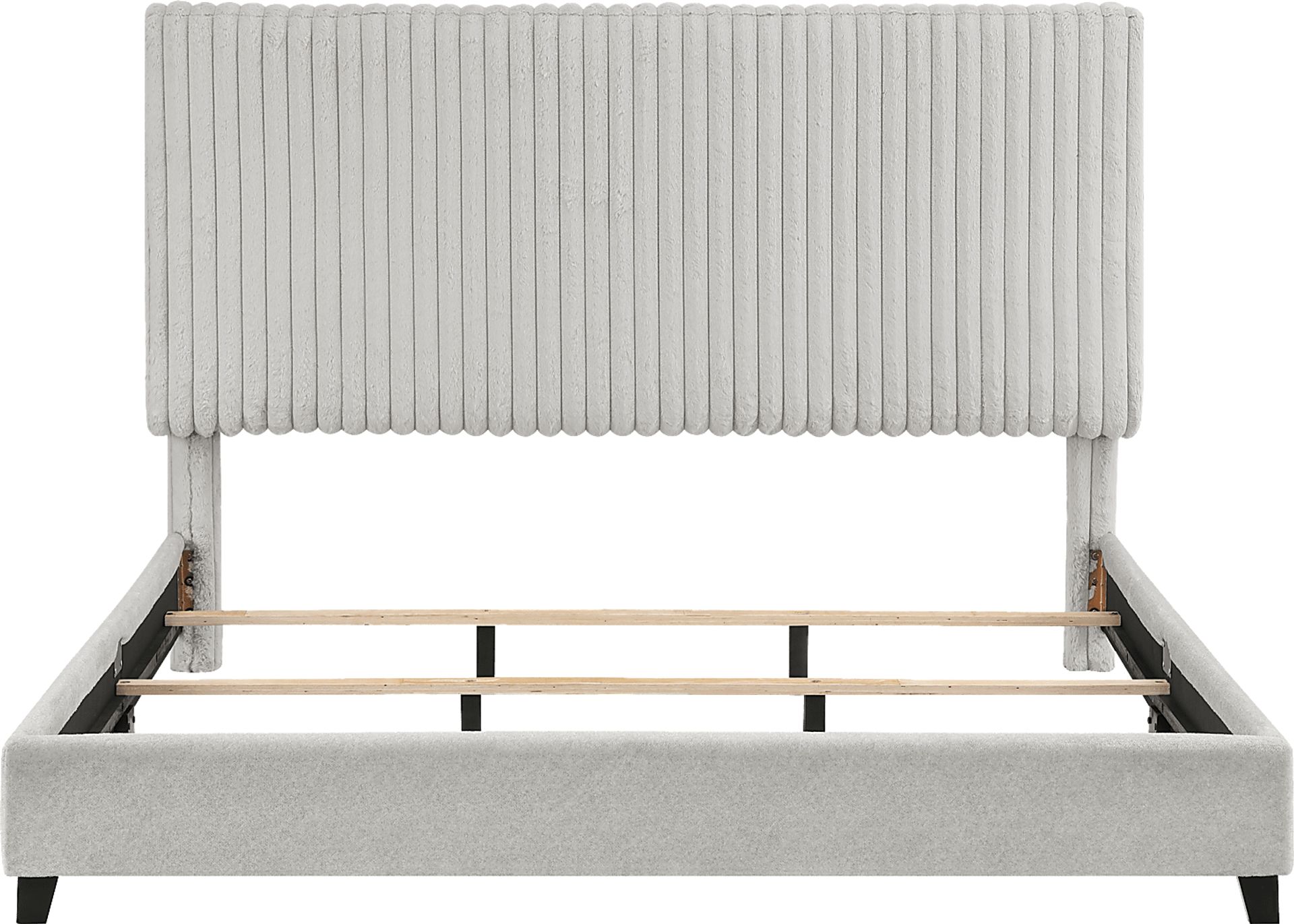 Cerau Gray King Upholstered Bed - Image 6