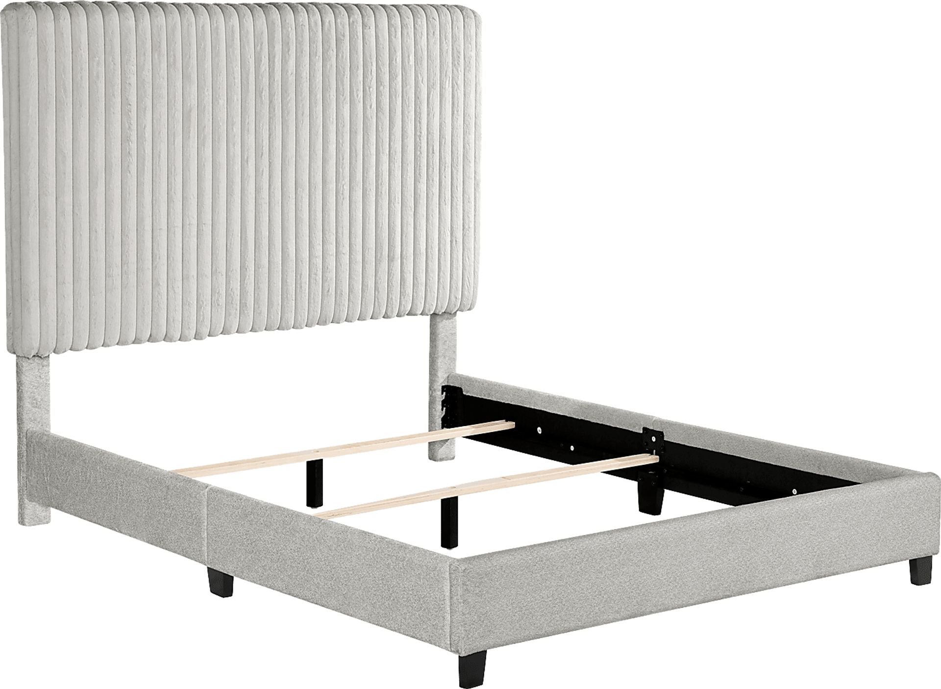 Cerau Gray Queen Upholstered Bed - Image 5