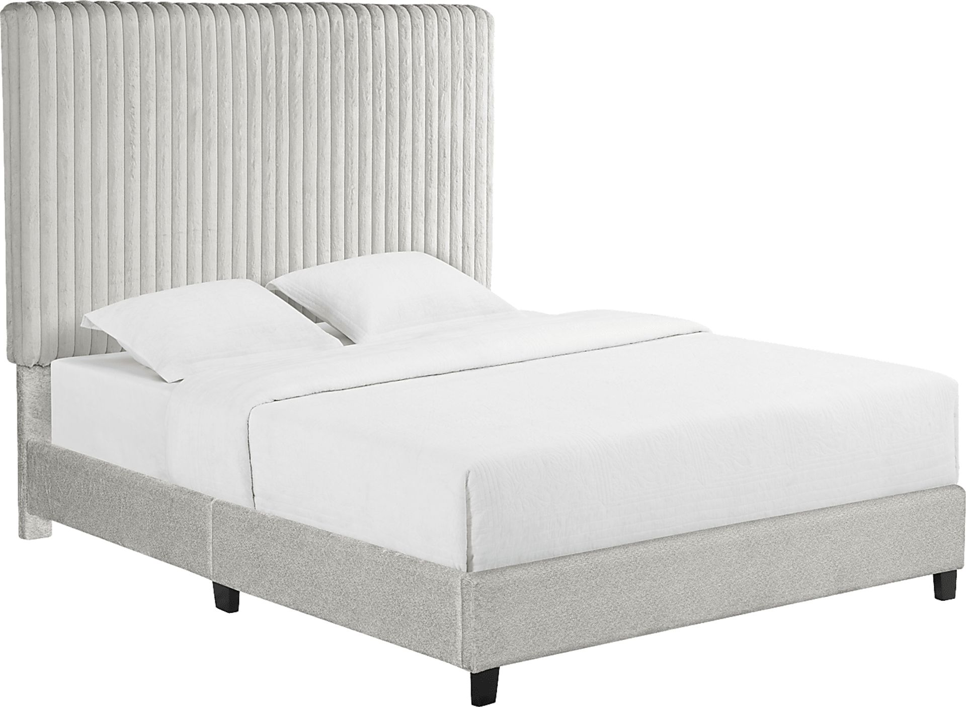 Cerau Gray Queen Upholstered Bed - Image 1