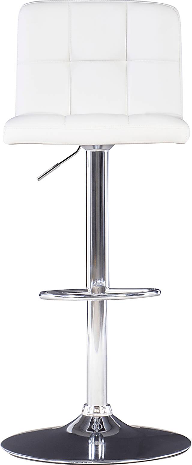 Cerics White Desk Stool - Thumbnail - Image 3