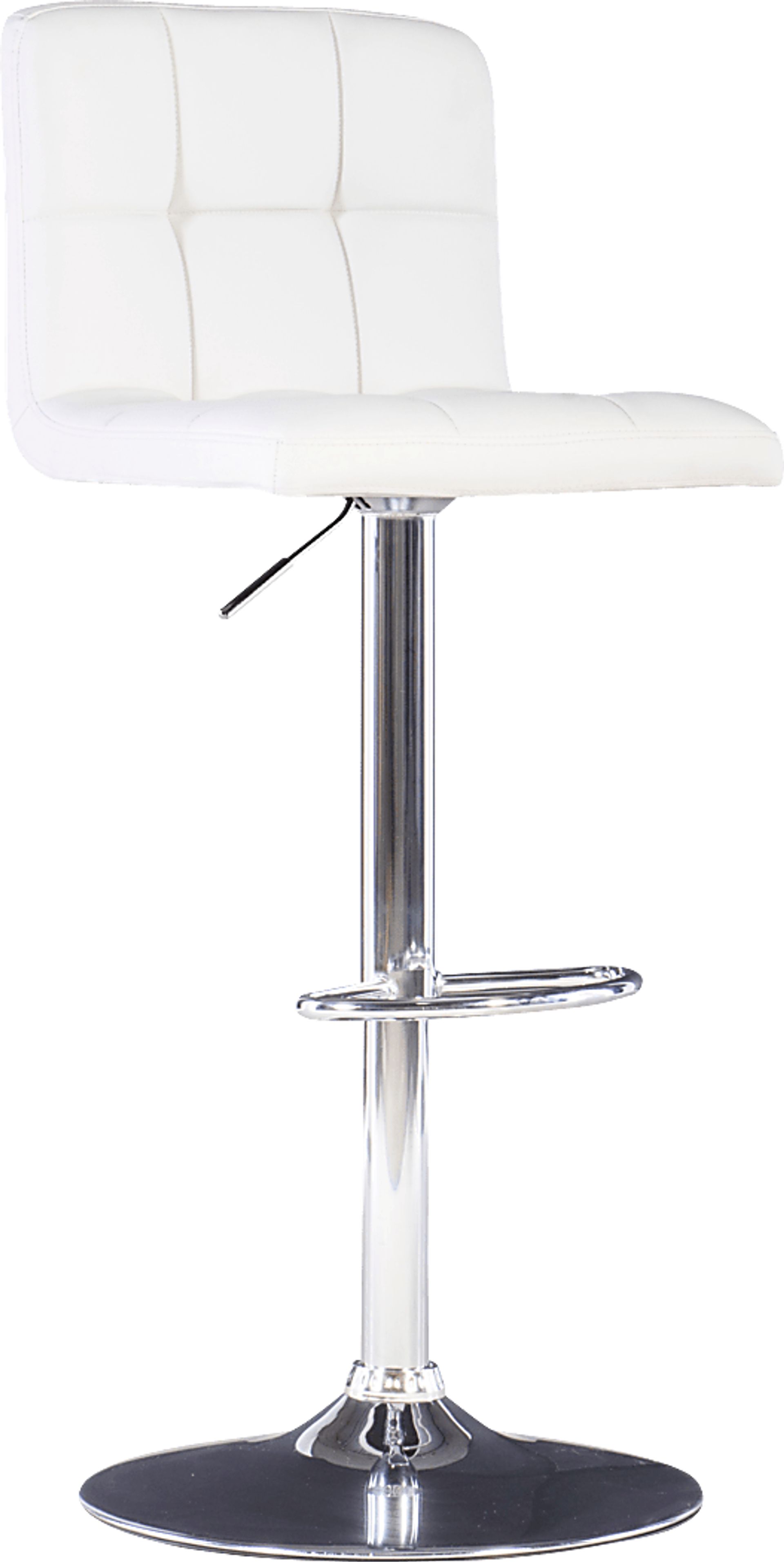 Cerics White Desk Stool - Image 1