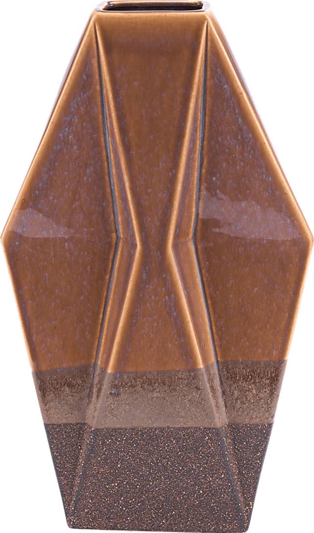 Cerise Brown Large Outdoor Vase - Thumbnail - Image 2