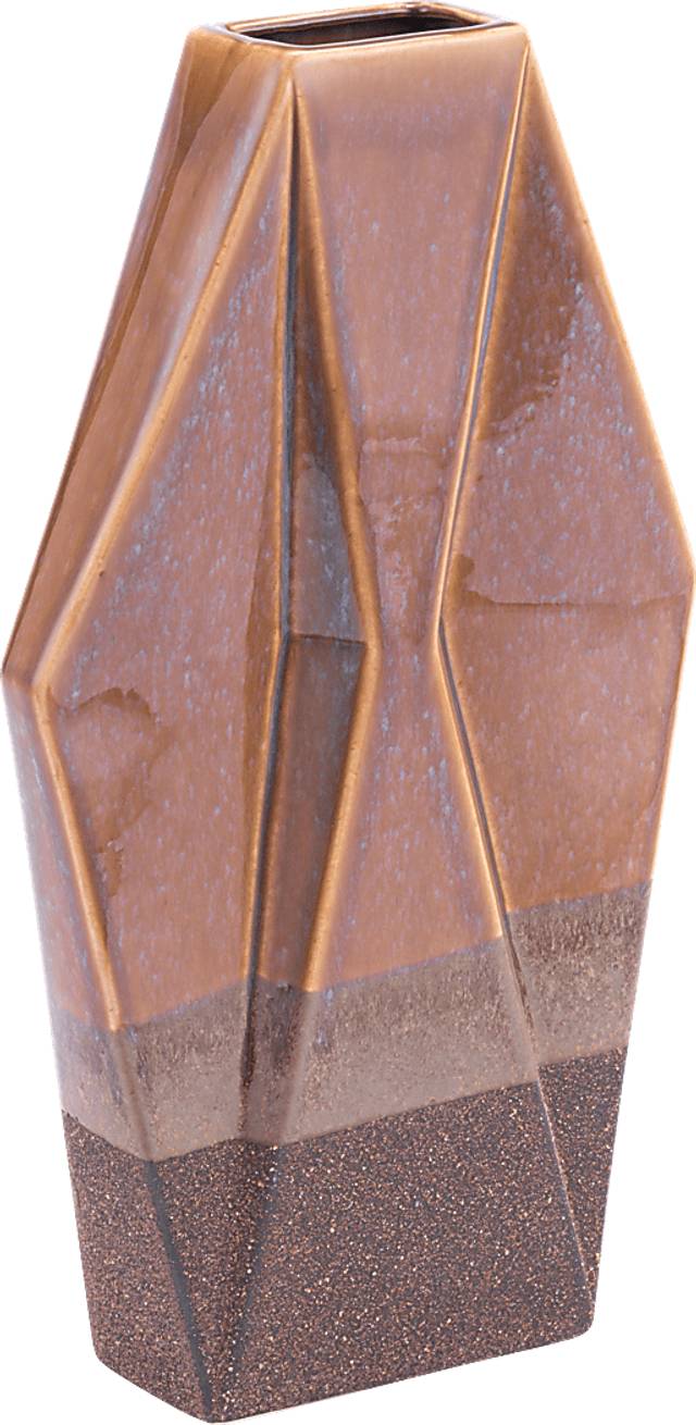 Cerise Brown Large Outdoor Vase - Thumbnail - Image 1