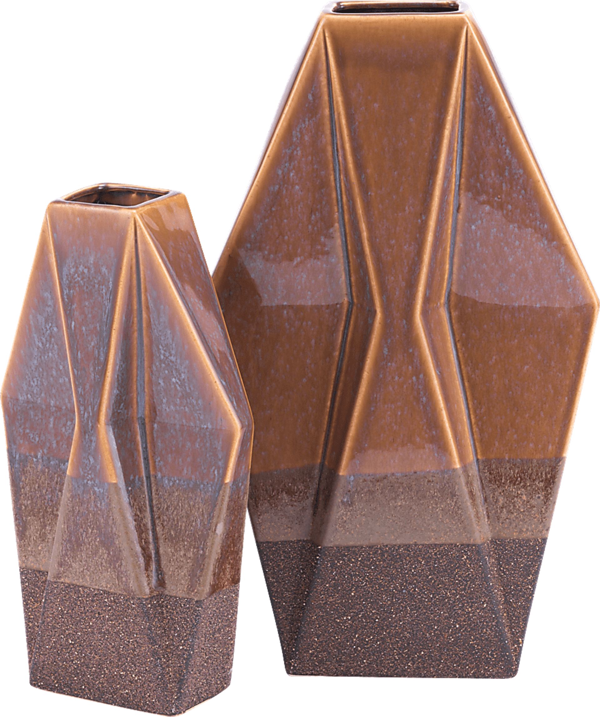 Cerise Brown Medium Outdoor Vase - Image 2