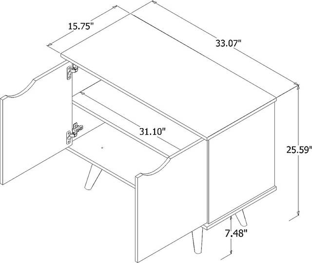 Cerone Maple Accent Cabinet - Thumbnail - Image 10