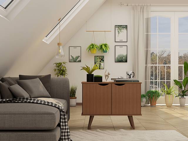 Cerone Red Accent Cabinet - Thumbnail - Image 9