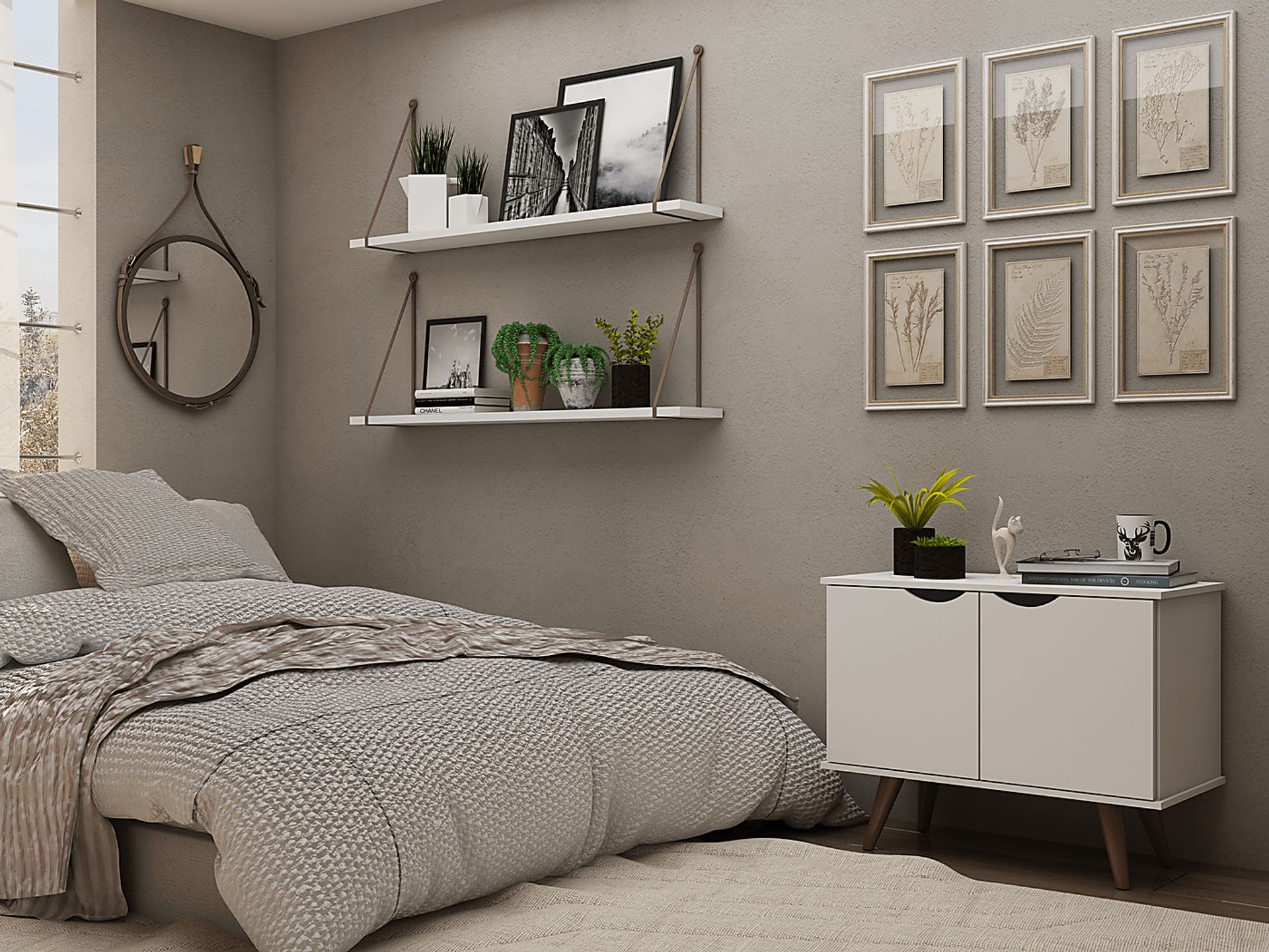 Cerone White Accent Cabinet - Image 8