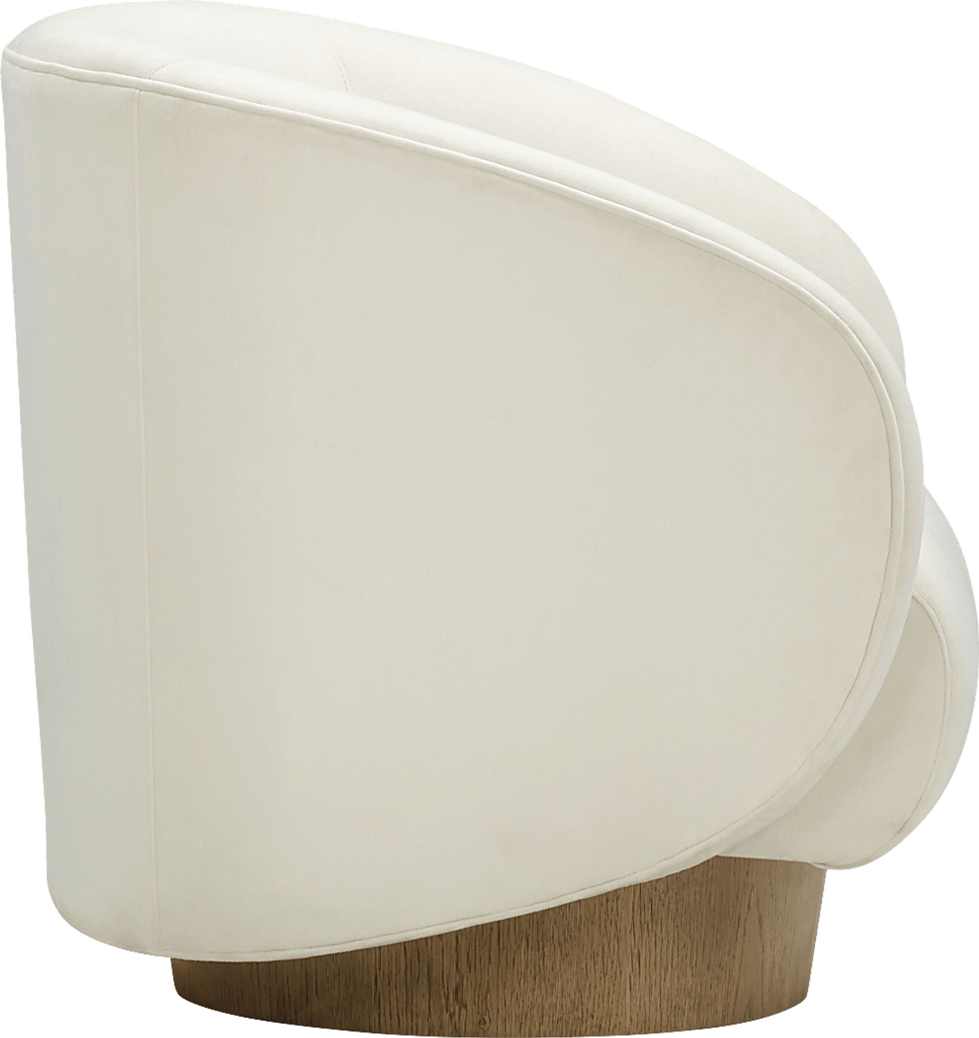 Cerqua Cream Swivel Accent Chair - Image 3