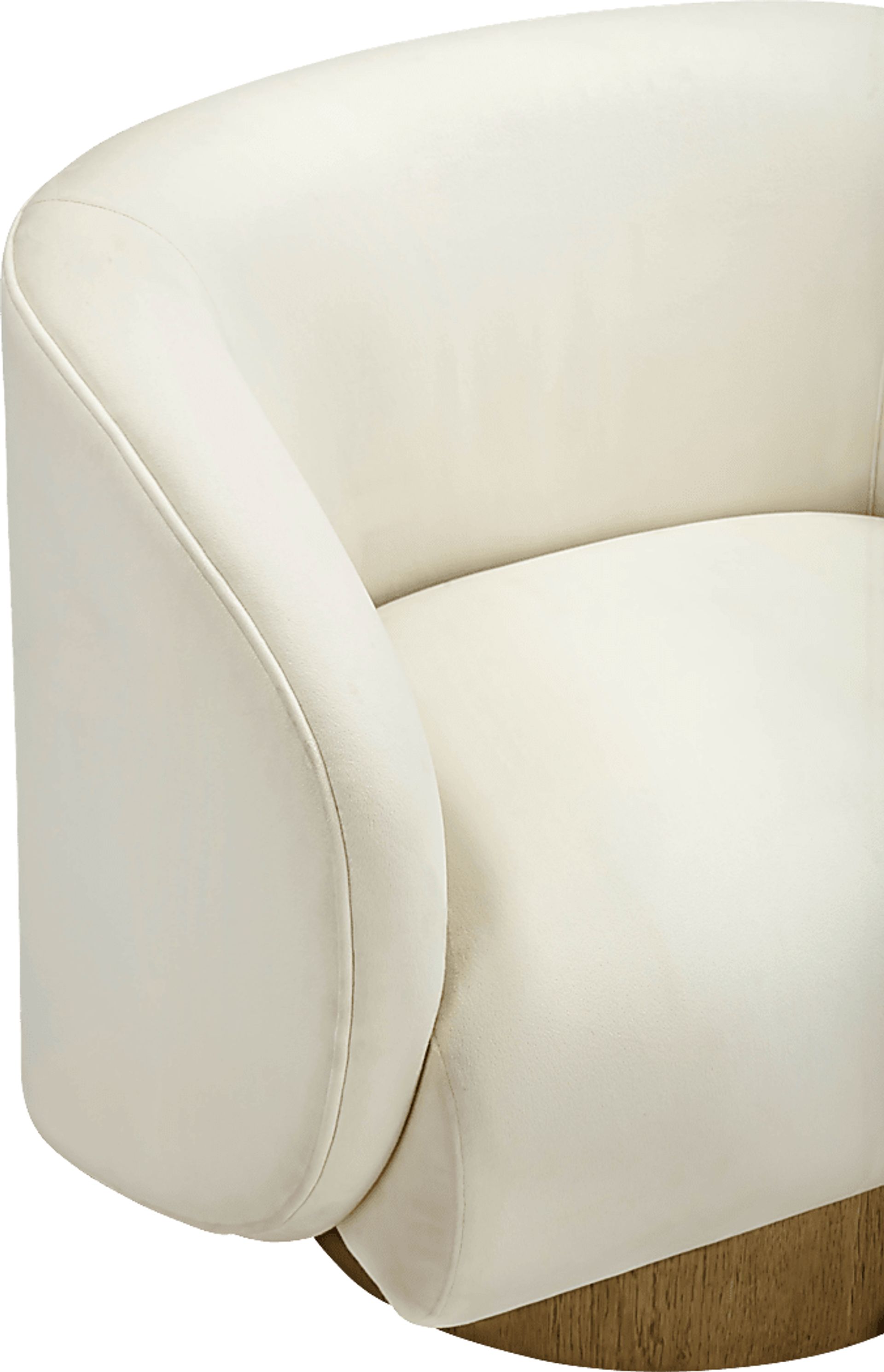 Cerqua Cream Swivel Accent Chair - Image 5