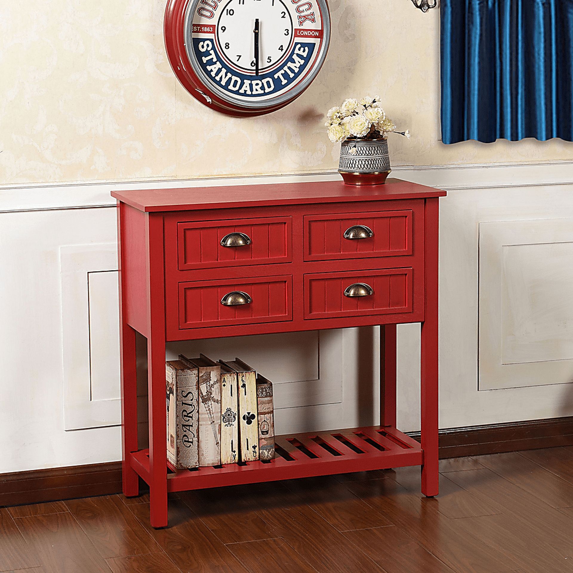 Cerra Red Console Table - Image 2