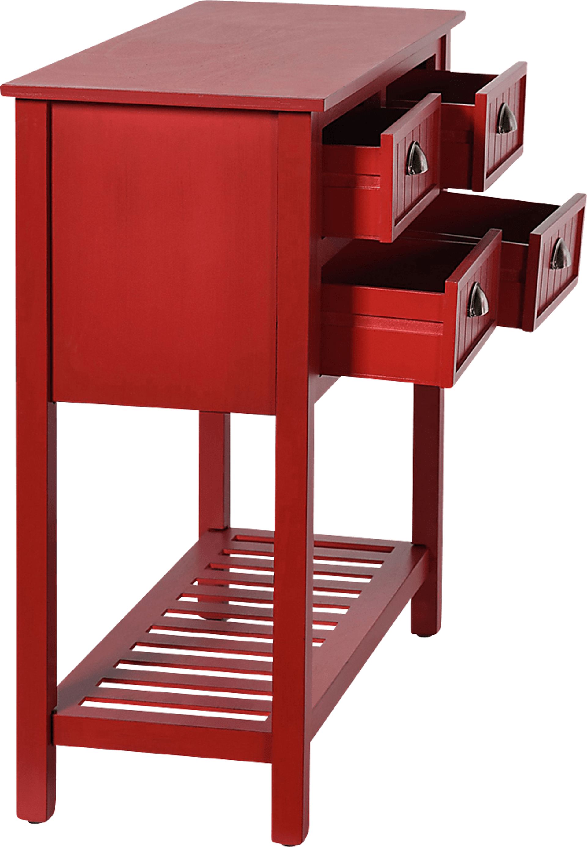 Cerra Red Console Table - Image 5