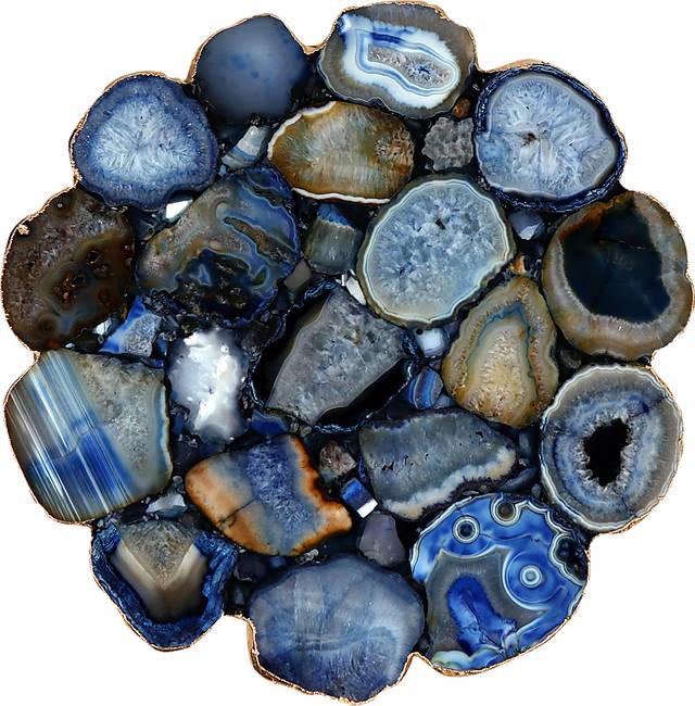 Cerrissa Blue Accent Table - Thumbnail - Image 4