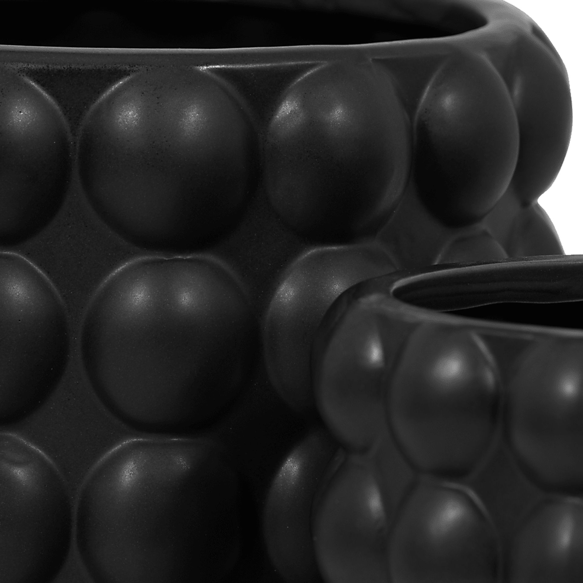 Cerromar Black Planter, Set of 2 - Image 6