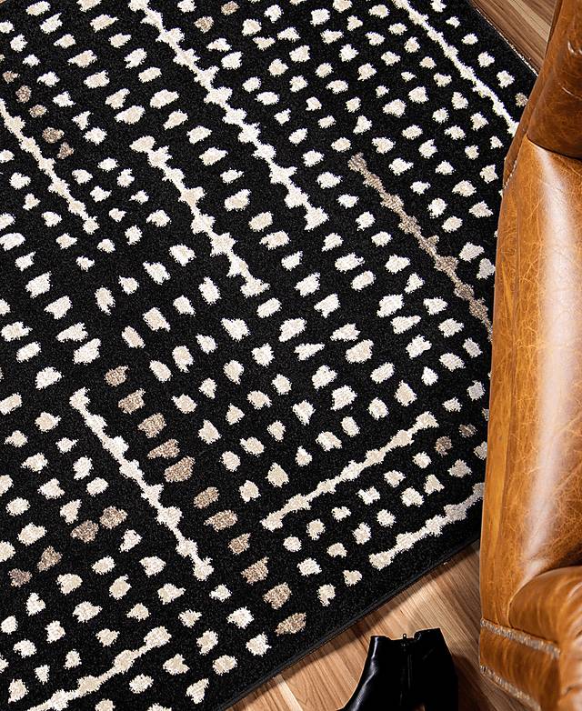 Cerulle Black 7'8 x 10'x10 Rug - Thumbnail - Image 4