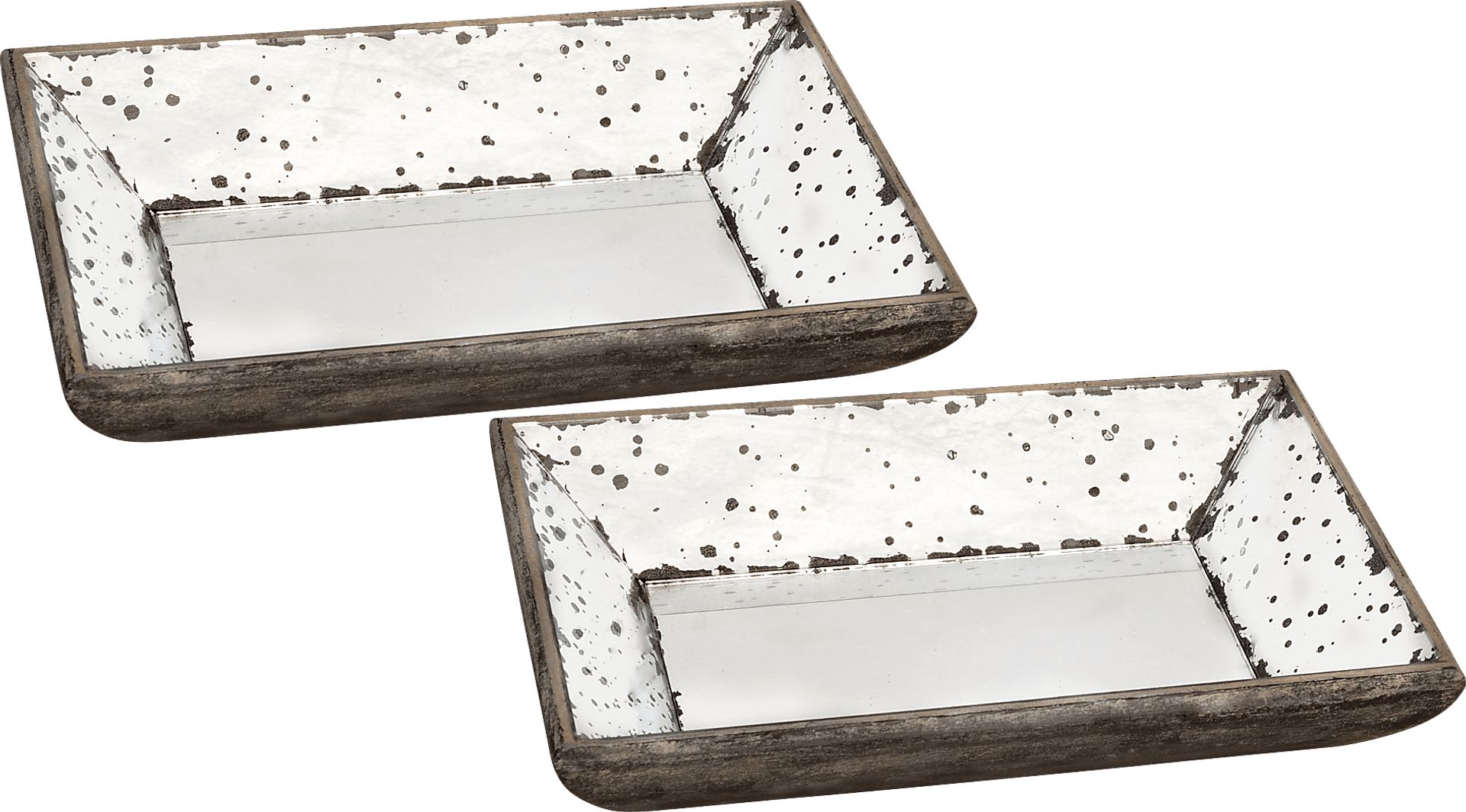 Cerys Silver Trays Set of 2 - Image 1
