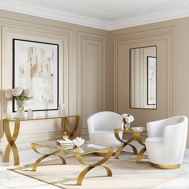 Cesarea White Swivel Chair - Thumbnail - Image 2