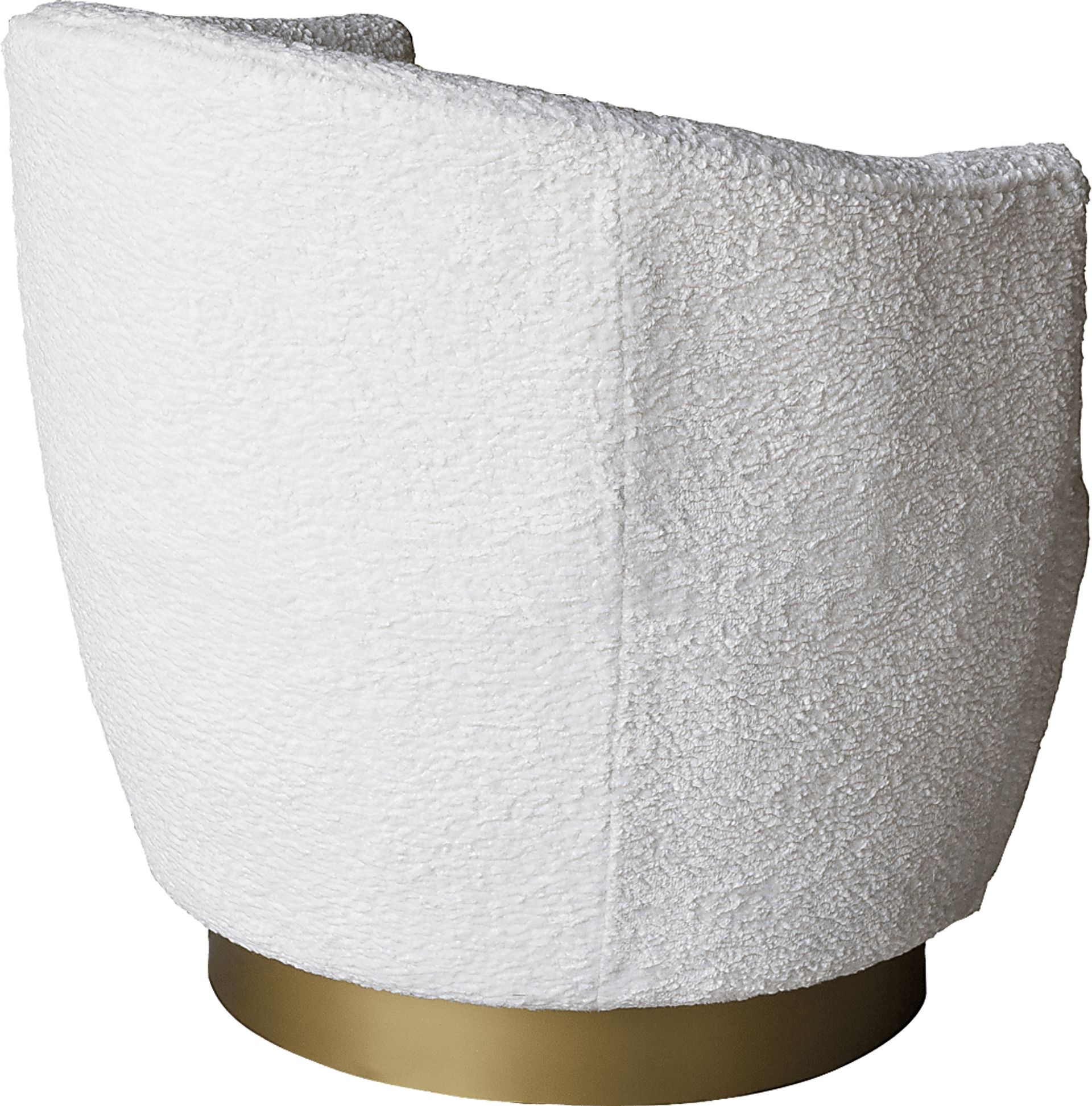 Cesarea White Swivel Chair - Image 4