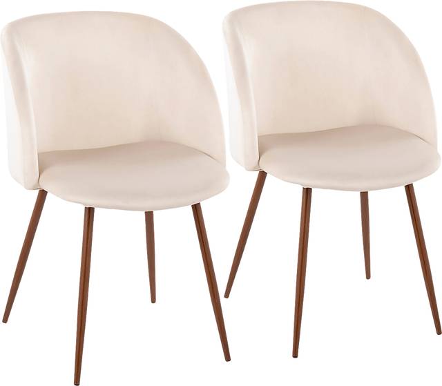 Cesperdes Cream Dining Chair Set of 2 - Thumbnail - Image 1
