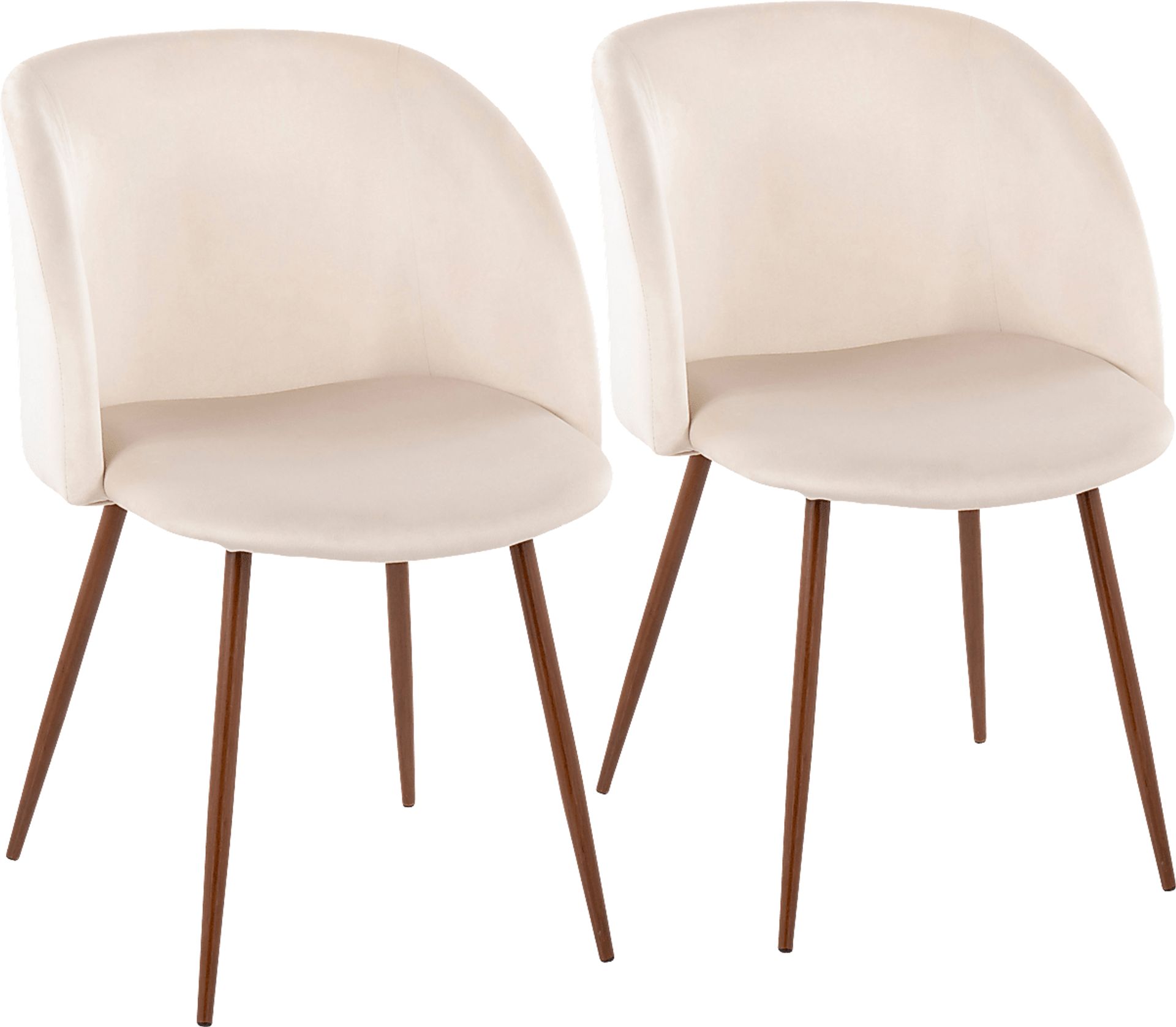 Cesperdes Cream Dining Chair Set of 2 - Image 1