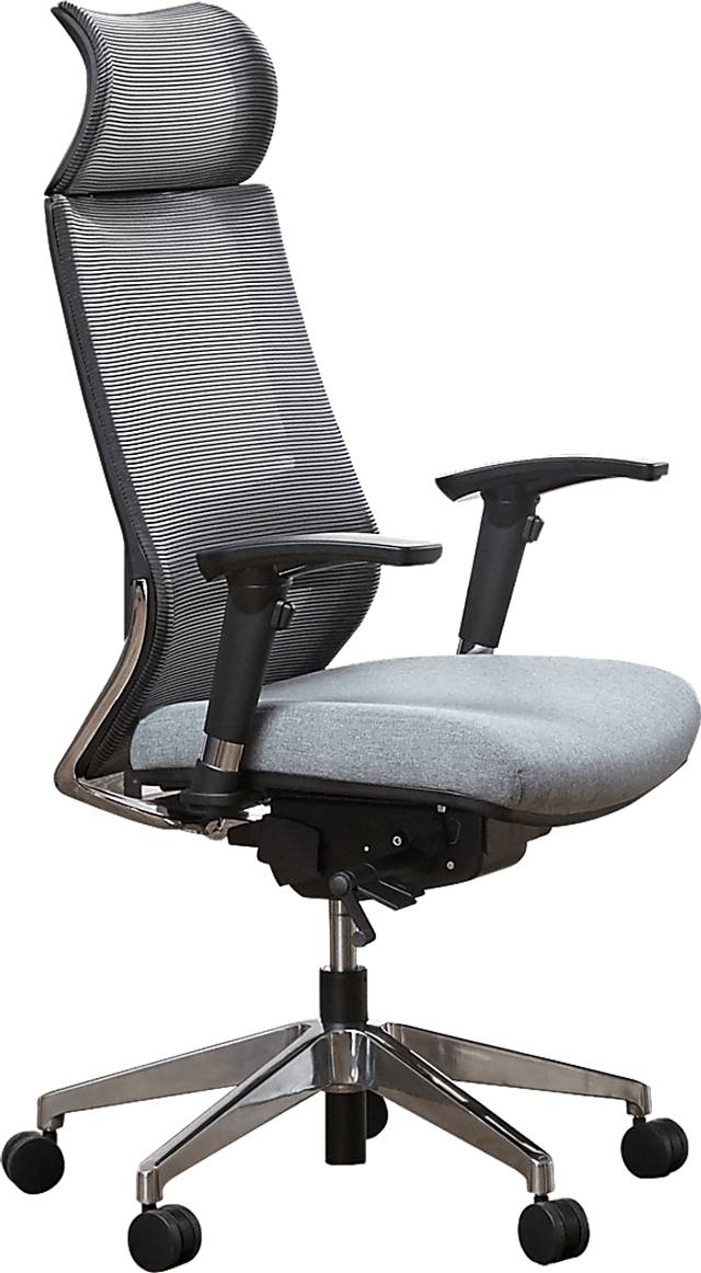 Cessna Gray Office Chair - Thumbnail - Image 1